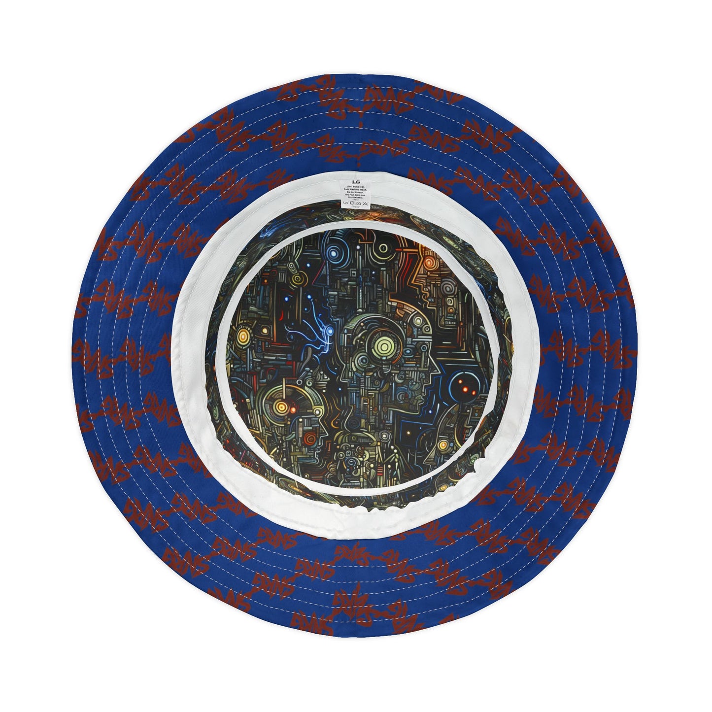 SNRG Robotz Bucket Hat, Unique Streetwear Cap, Hip Hop Headwear,  Fashion Accessory, Trendy Hat