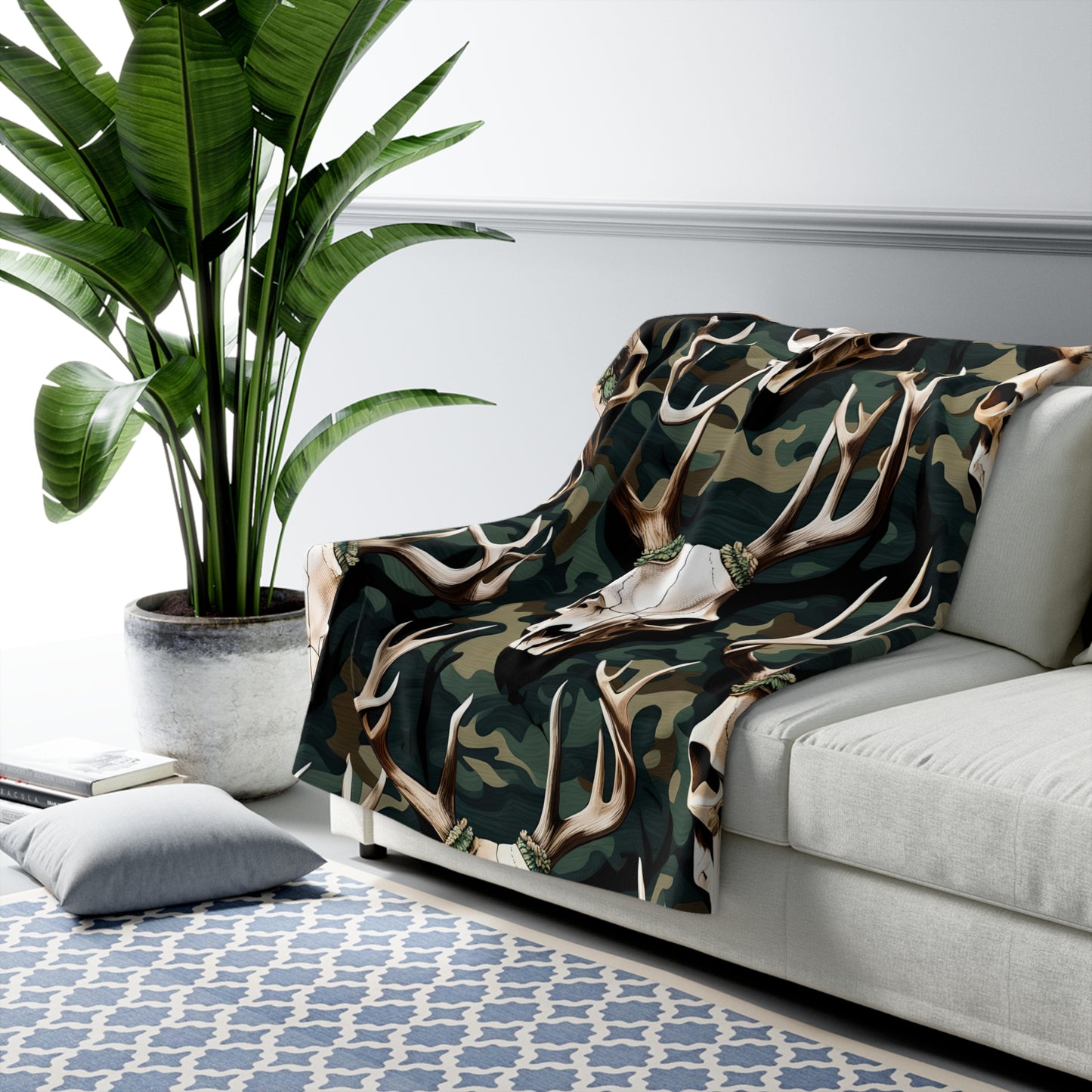 Camoz Sherpa Fleece Blanket