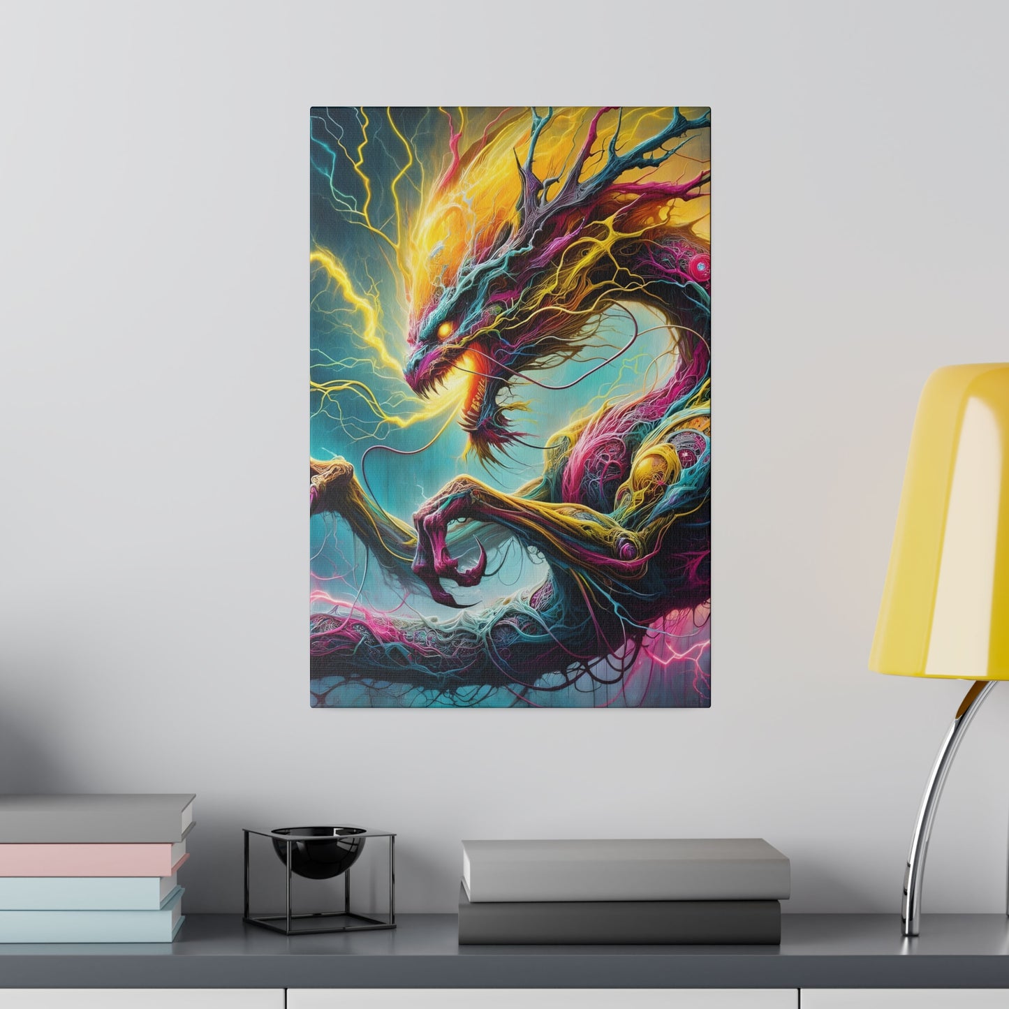 Dragonz Matte Canvas, Stretched, 0.75"