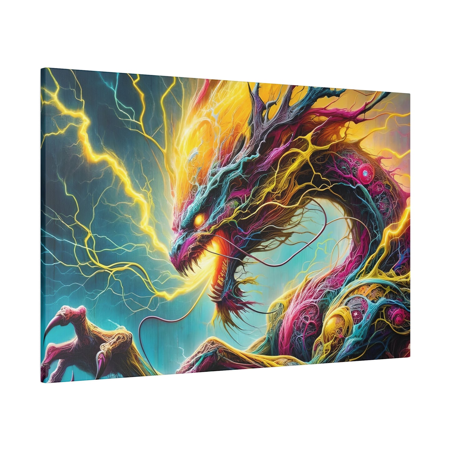 Dragonz Matte Canvas, Stretched, 0.75"