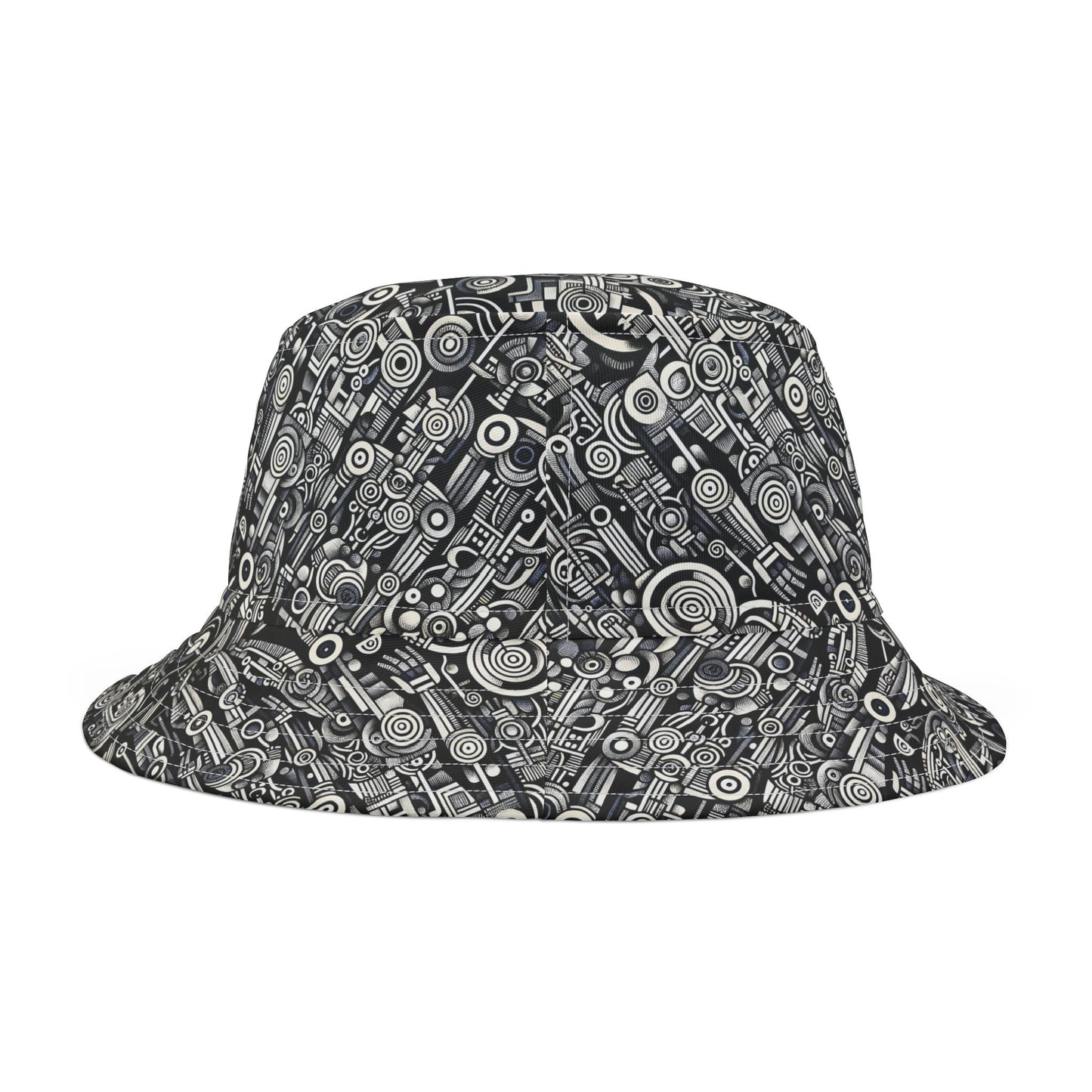 SNRG Robotz Bucket Hat, Unique Streetwear Cap, Hip Hop Headwear,  Fashion Accessory, Trendy Hat
