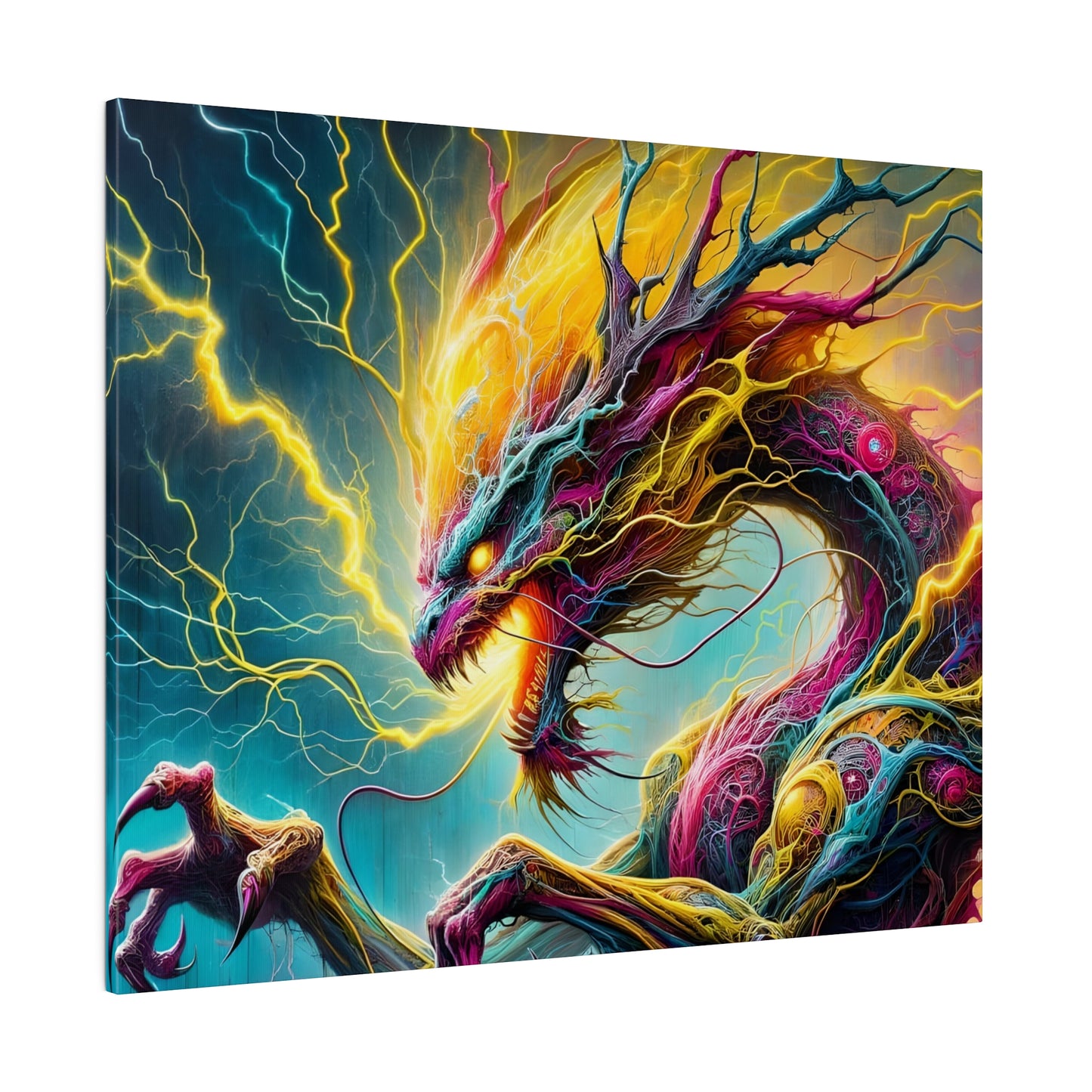 Dragonz Matte Canvas, Stretched, 0.75"