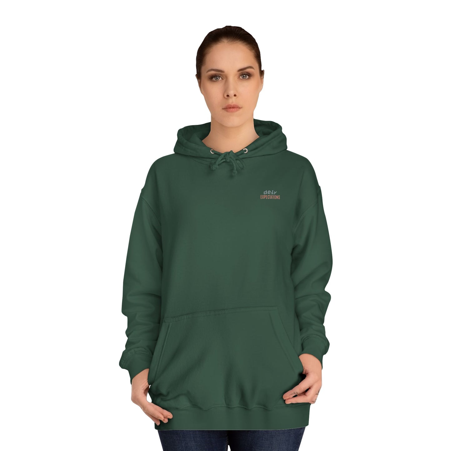 SNRG Unisex Hoodie - Defy Expectations, Sweatshirt, Hooded Jacket, Casual Pullover, Trendy Apparel, Outerwear, Hoodie