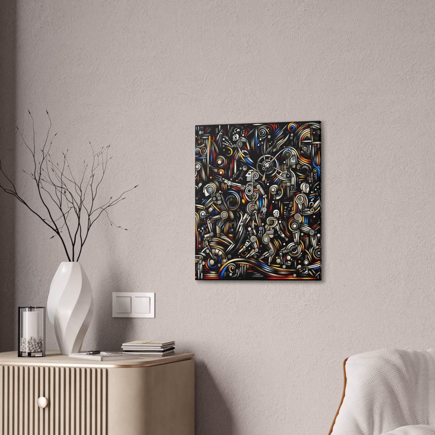 Robotz Canvas Stretched 0.75" Wall Art