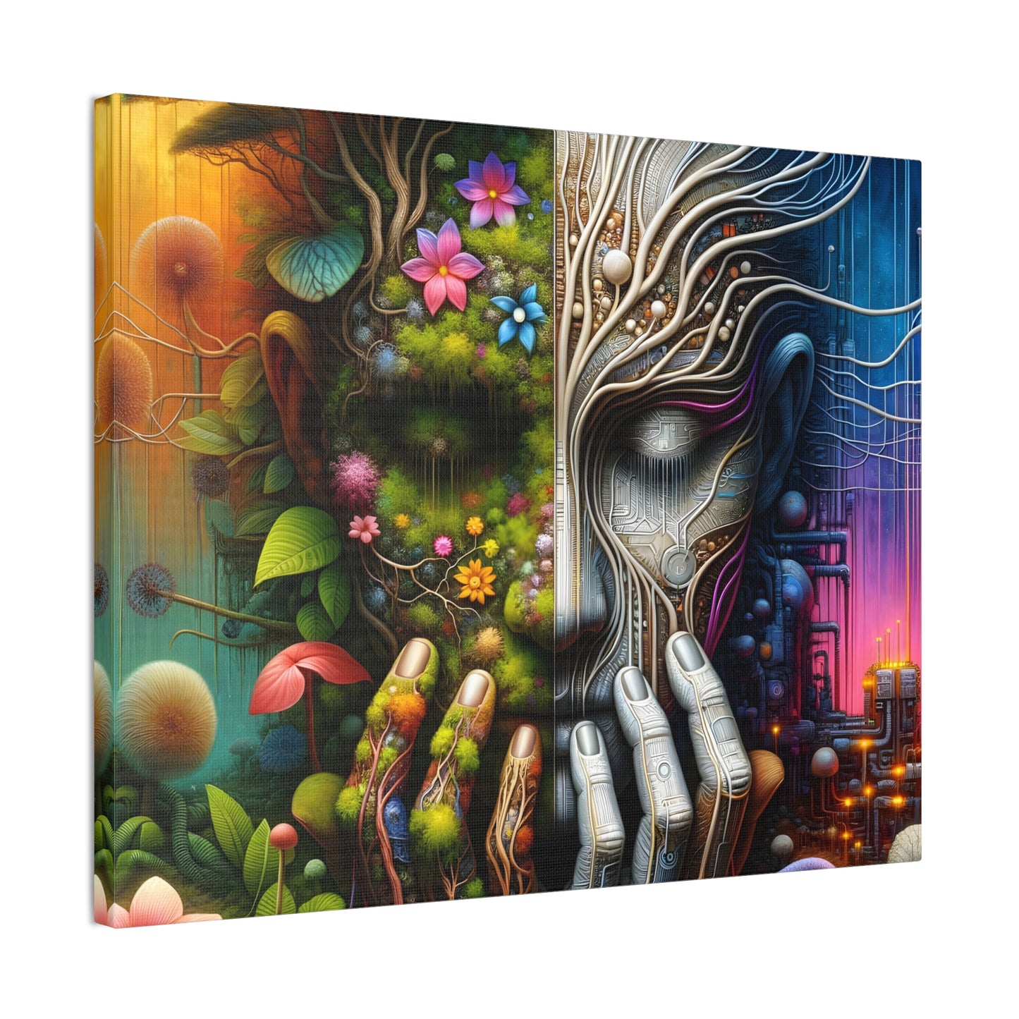 Duality Canvas Art - Stunning Stretched Wall Decor