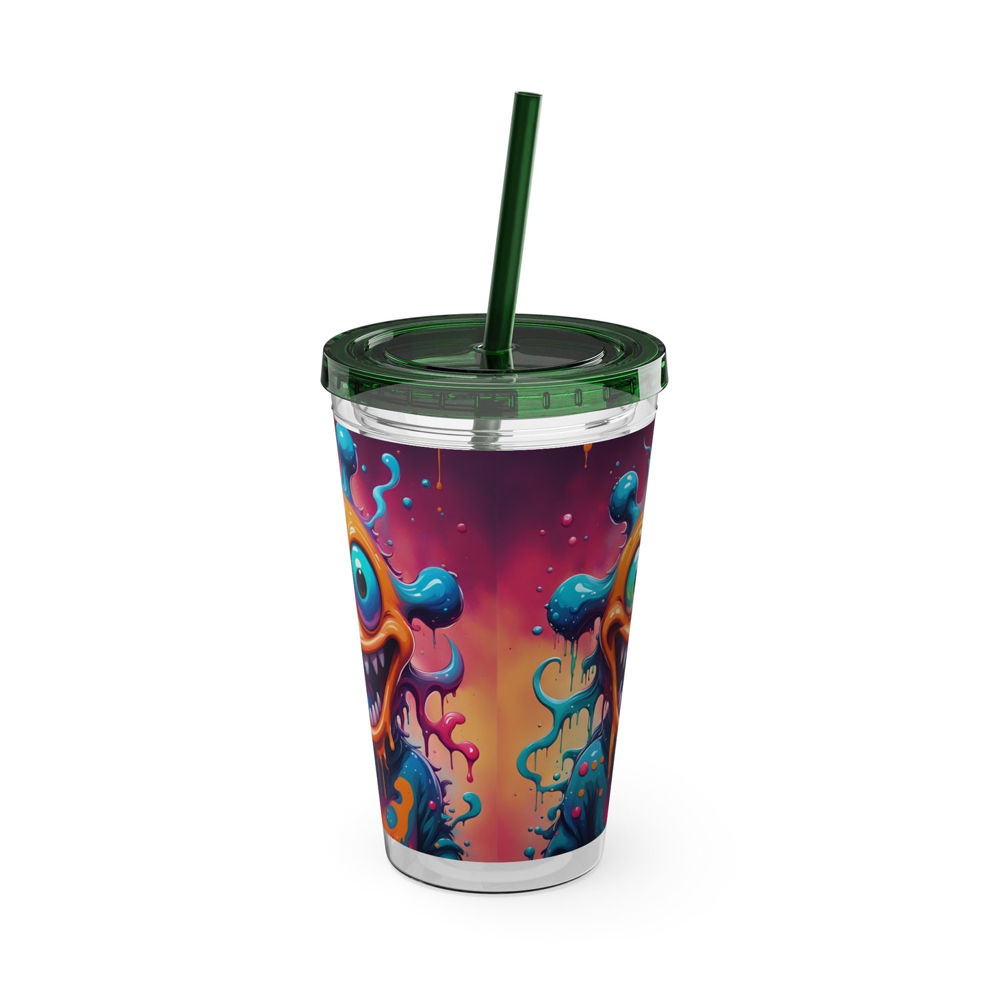 Wacky Tumbler with Straw, 16oz