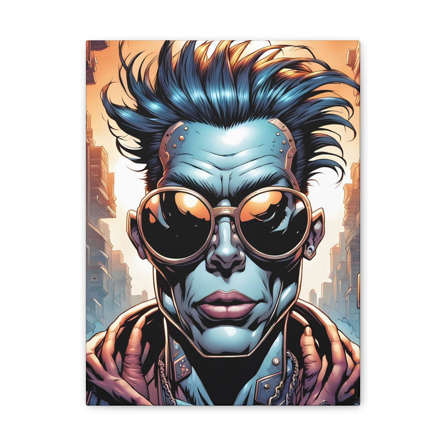 Punkz Canvas Stretched, 0.75"