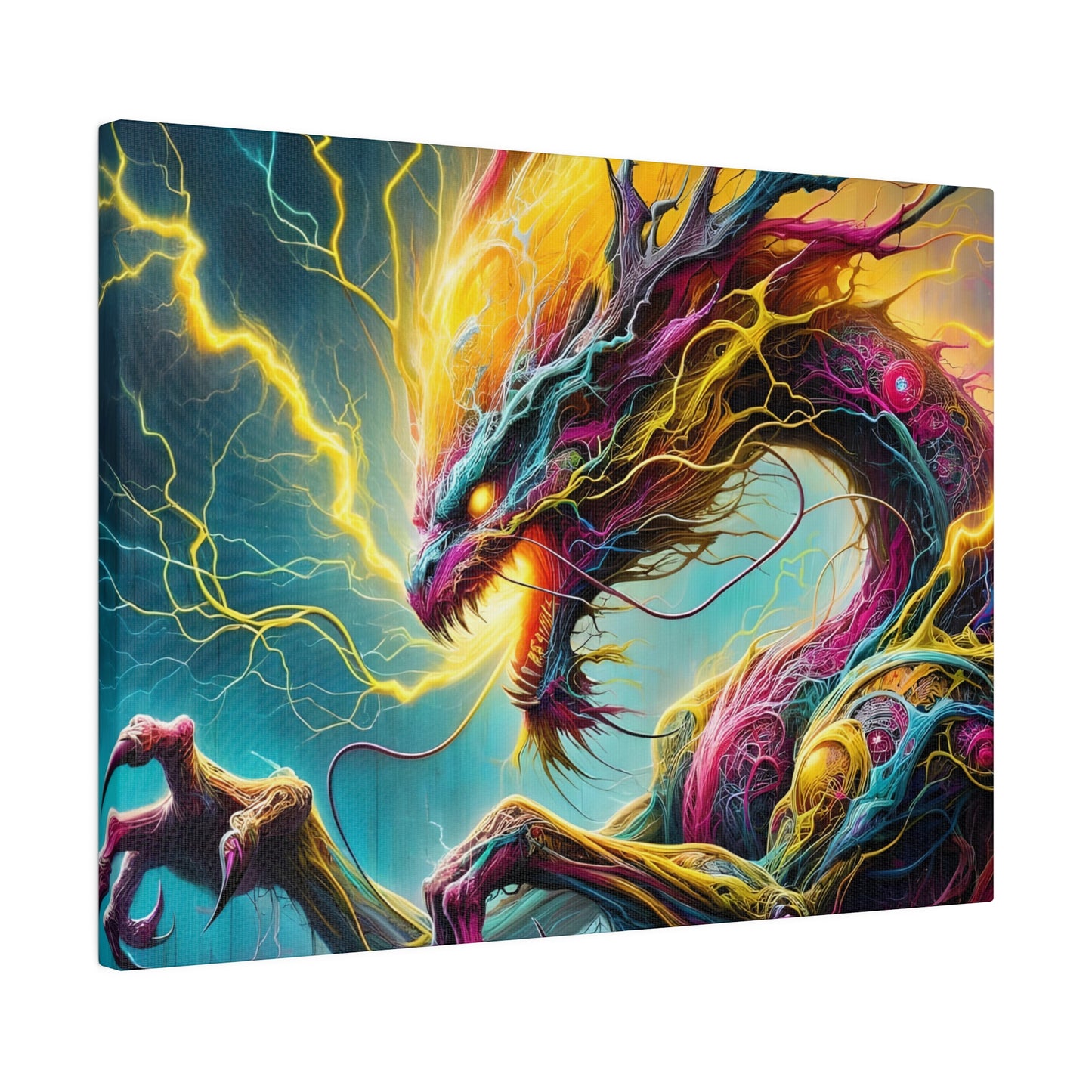 Dragonz Matte Canvas, Stretched, 0.75"