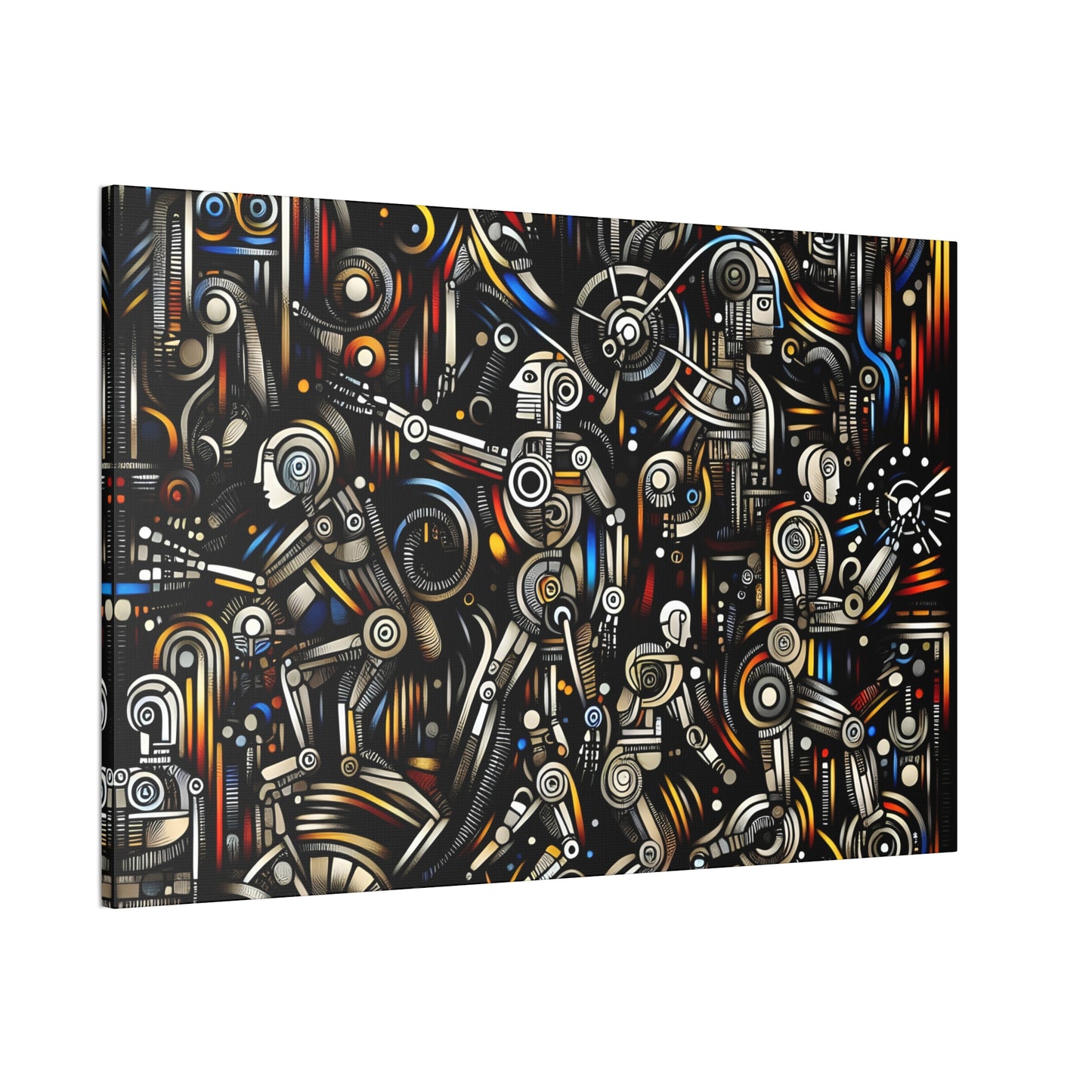 Robotz Canvas Stretched 0.75" Wall Art