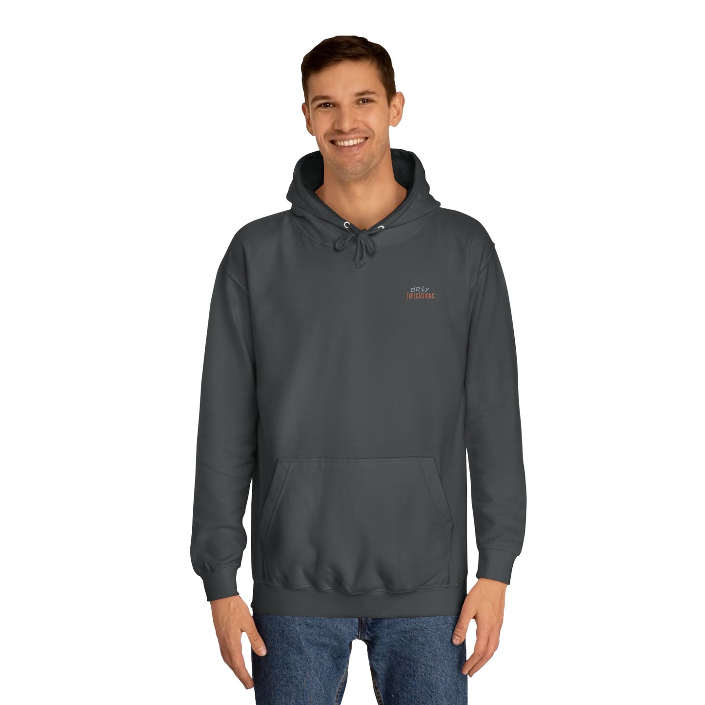 SNRG Unisex Hoodie - Defy Expectations, Sweatshirt, Hooded Jacket, Casual Pullover, Trendy Apparel, Outerwear, Hoodie