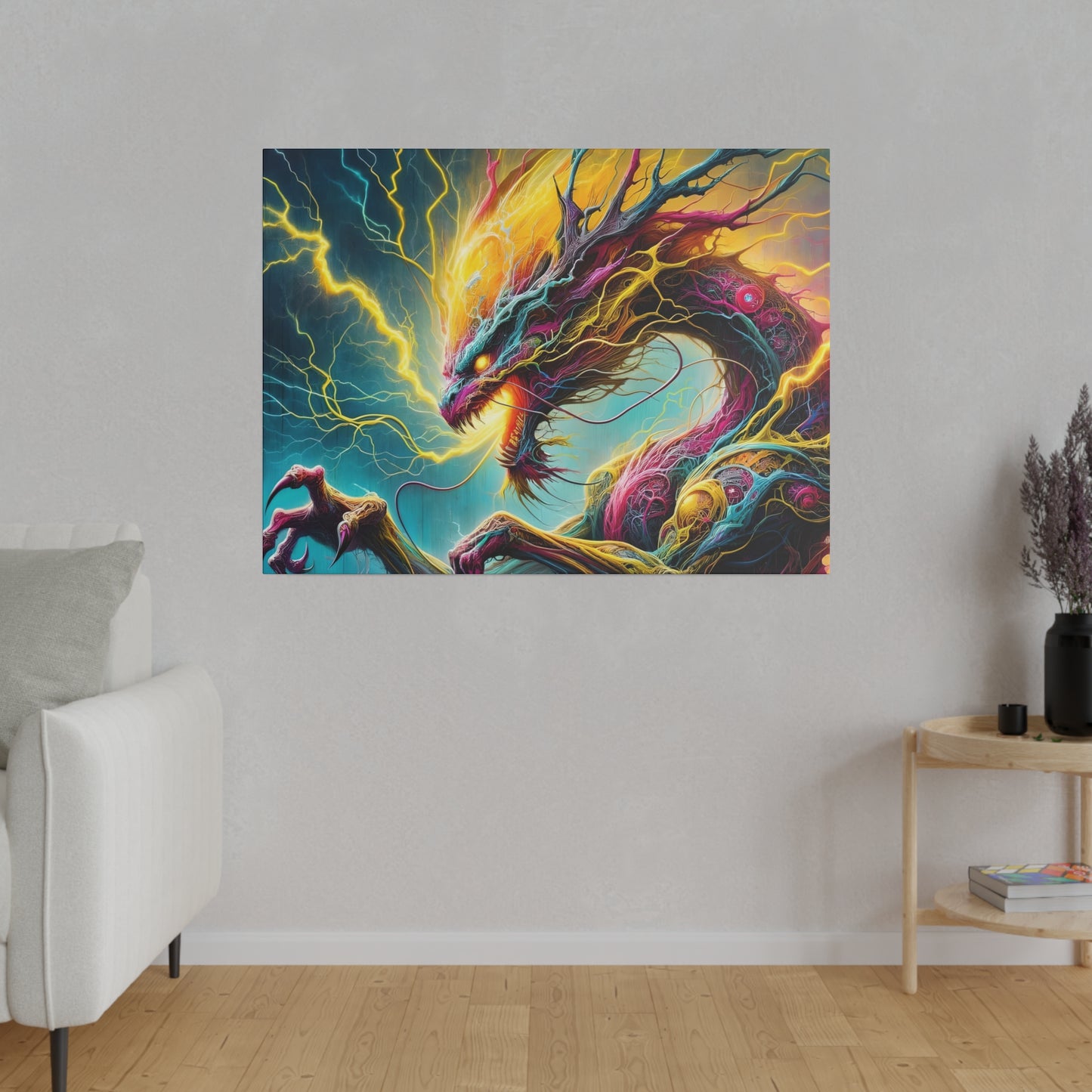 Dragonz Matte Canvas, Stretched, 0.75"