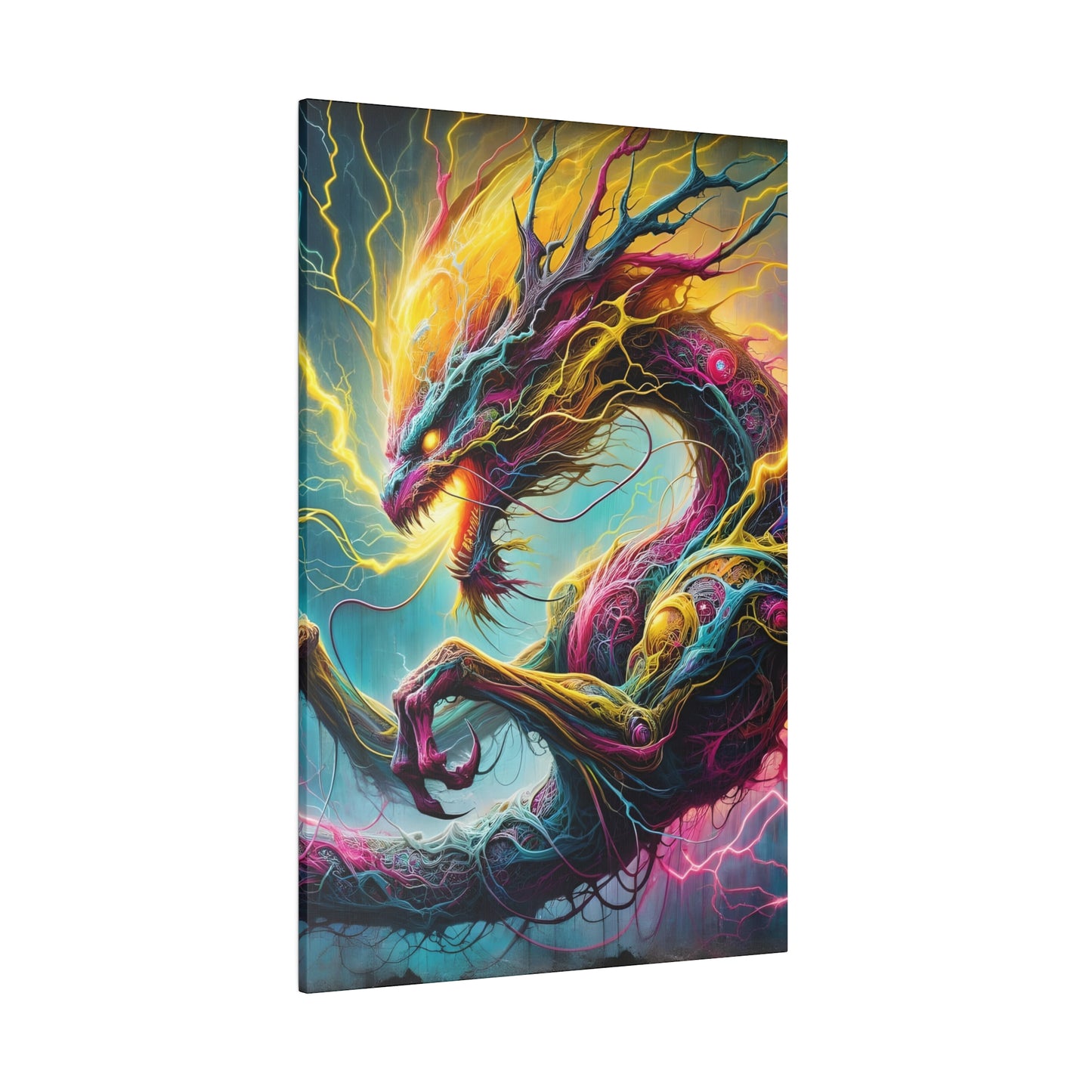 Dragonz Matte Canvas, Stretched, 0.75"