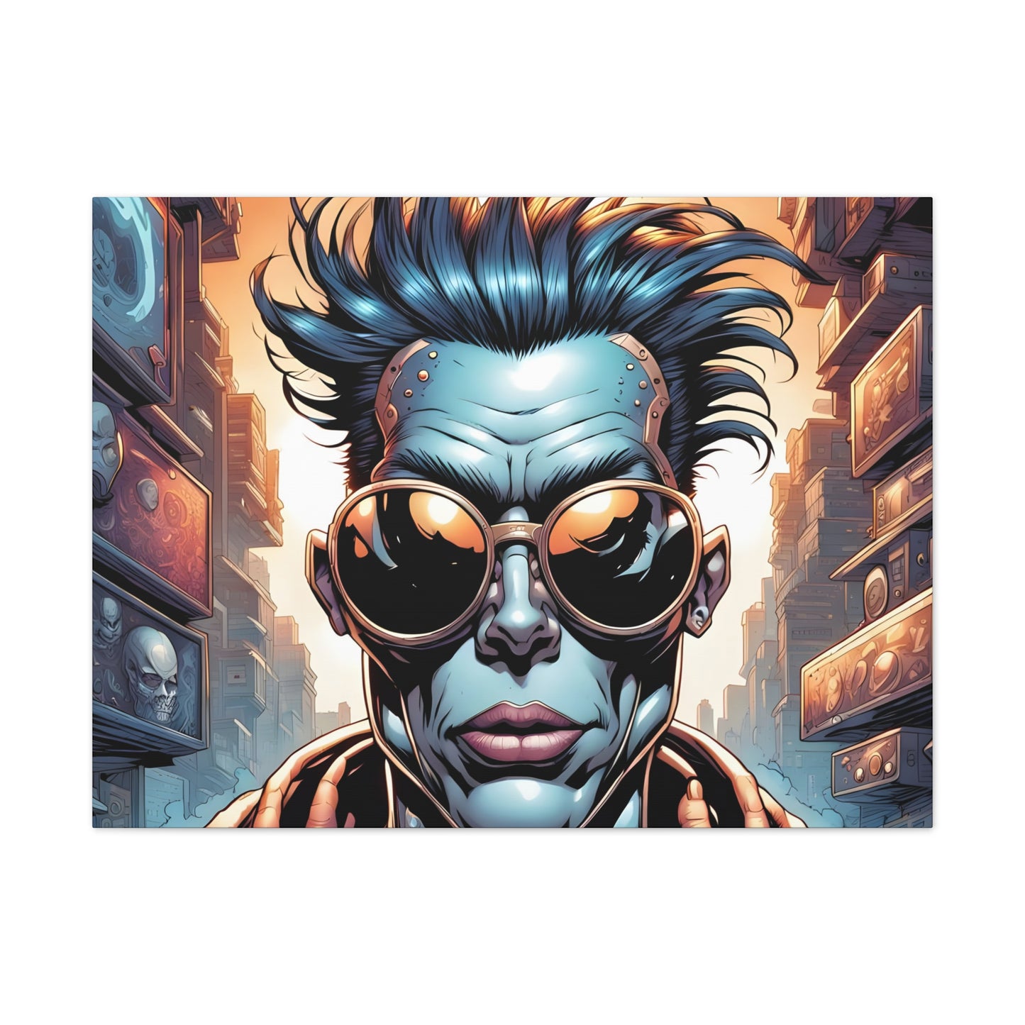 Punkz Canvas Stretched, 0.75"