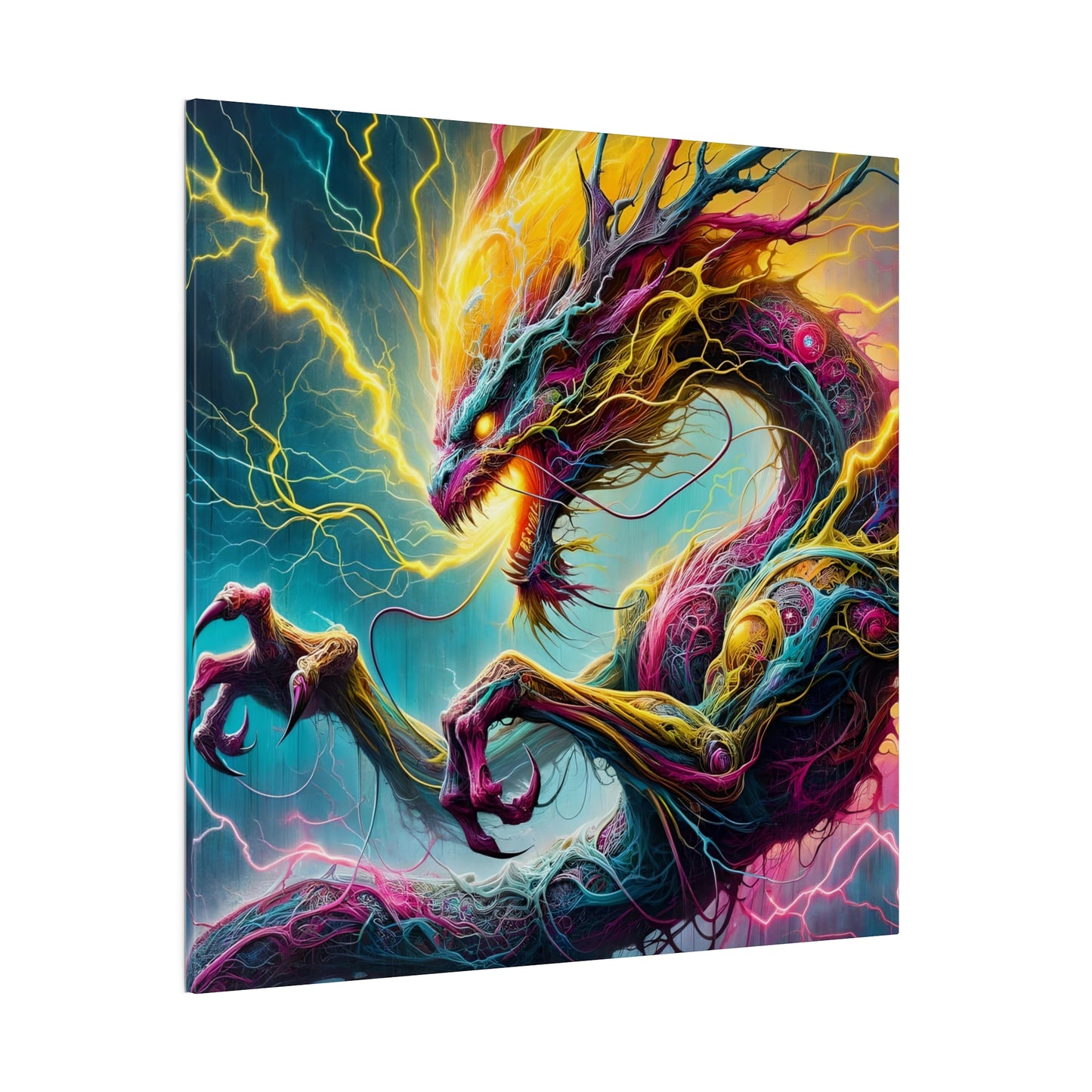 Dragonz Matte Canvas, Stretched, 0.75"