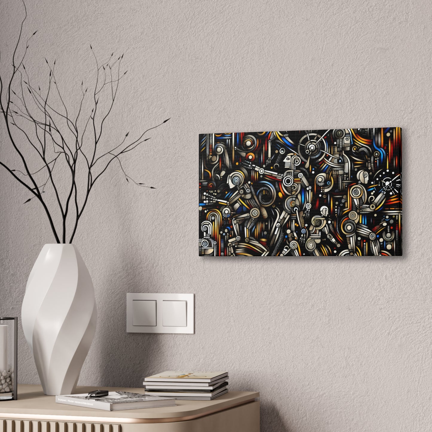 Robotz Canvas Stretched 0.75" Wall Art