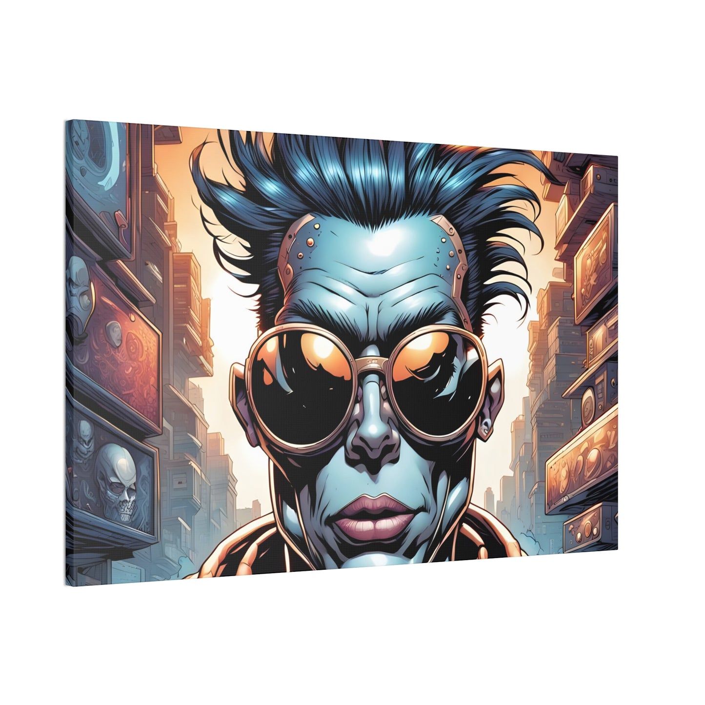 Punkz Canvas Stretched, 0.75"