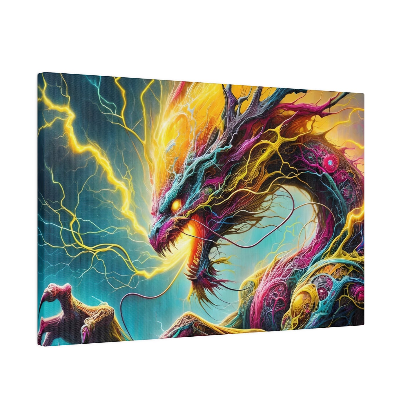 Dragonz Matte Canvas, Stretched, 0.75"