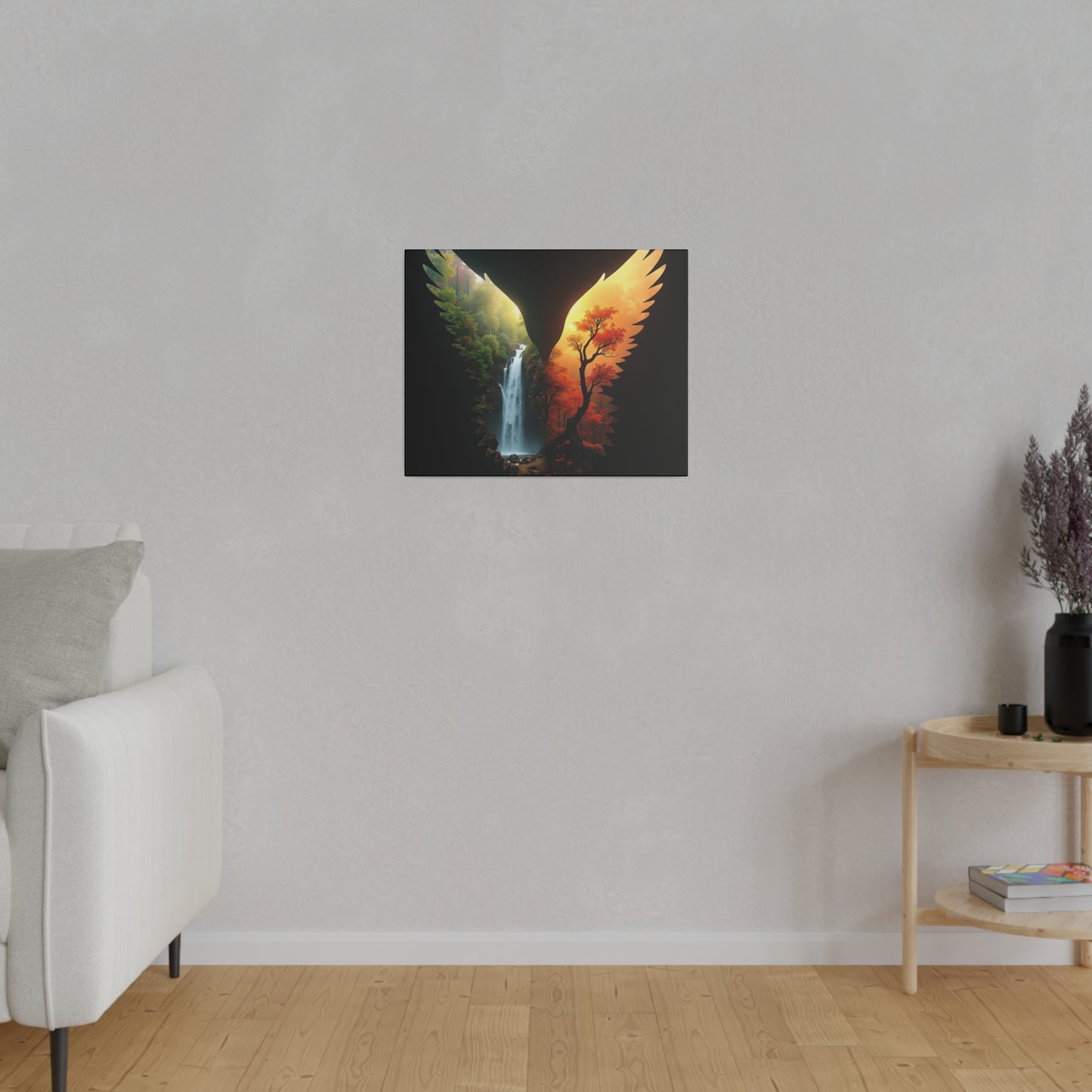 Angelz & Demonz Matte Canvas, Stretched, 0.75"