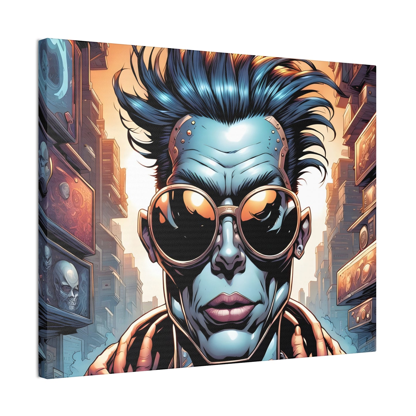 Punkz Canvas Stretched, 0.75"