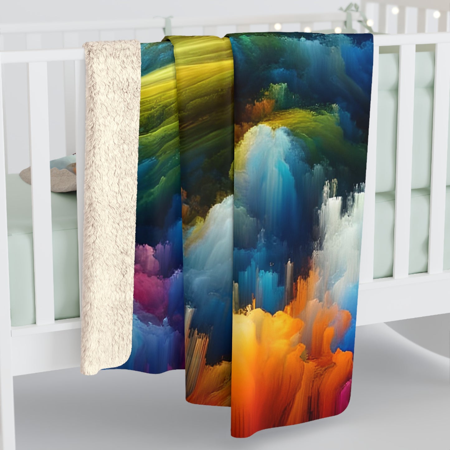 Faith Sherpa Fleece Blanket
