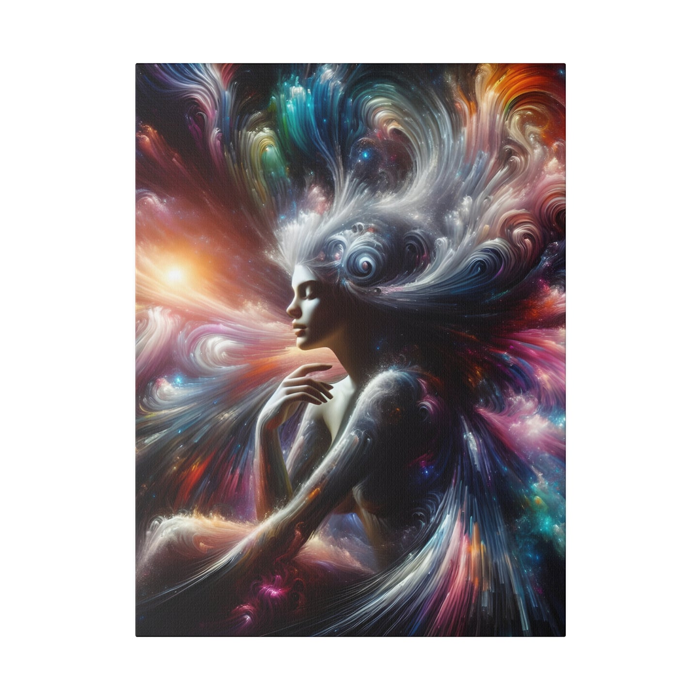 Angelz & Demonz Matte Canvas, Stretched, 0.75"