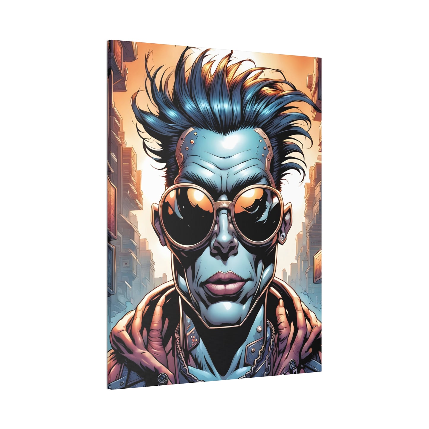 Punkz Canvas Stretched, 0.75"