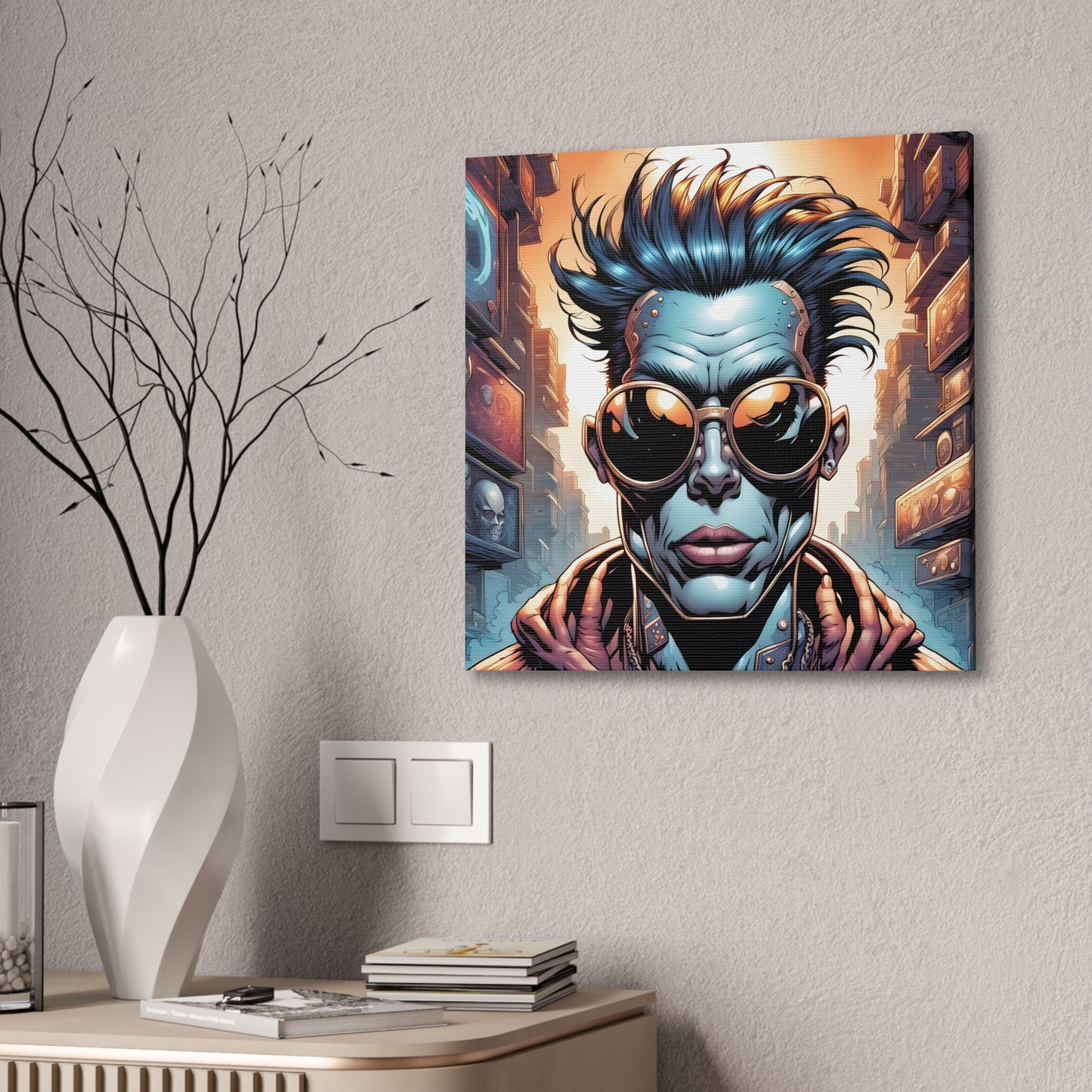 Punkz Canvas Stretched, 0.75"