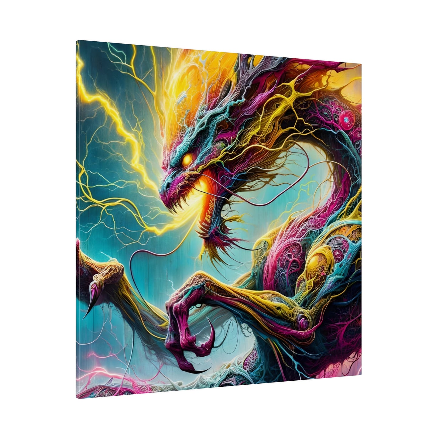 Dragonz Matte Canvas, Stretched, 0.75"