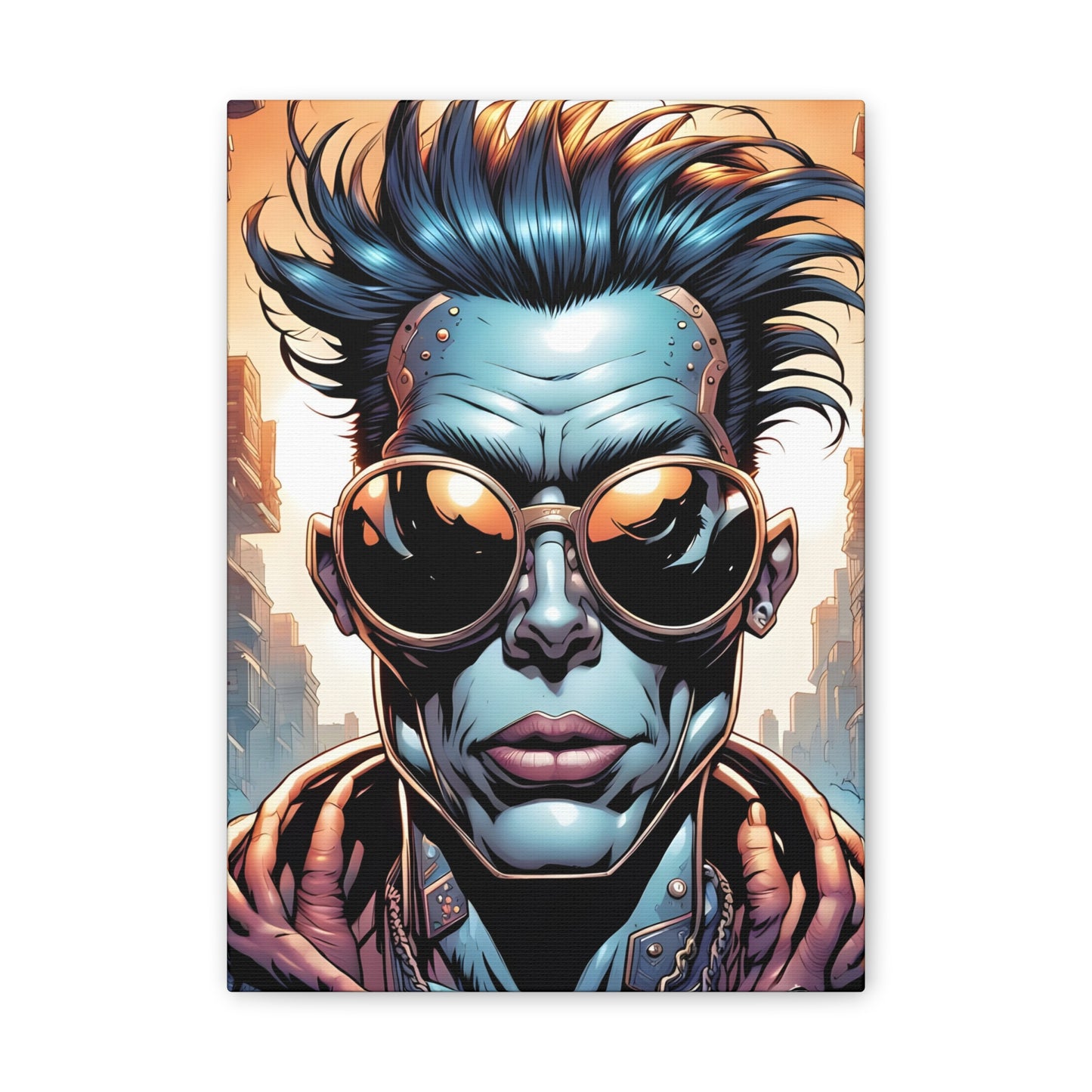 Punkz Canvas Stretched, 0.75"