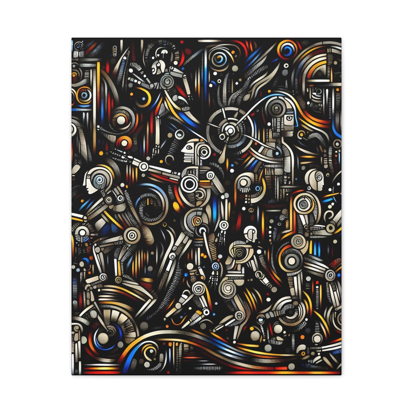 Robotz Canvas Stretched 0.75" Wall Art