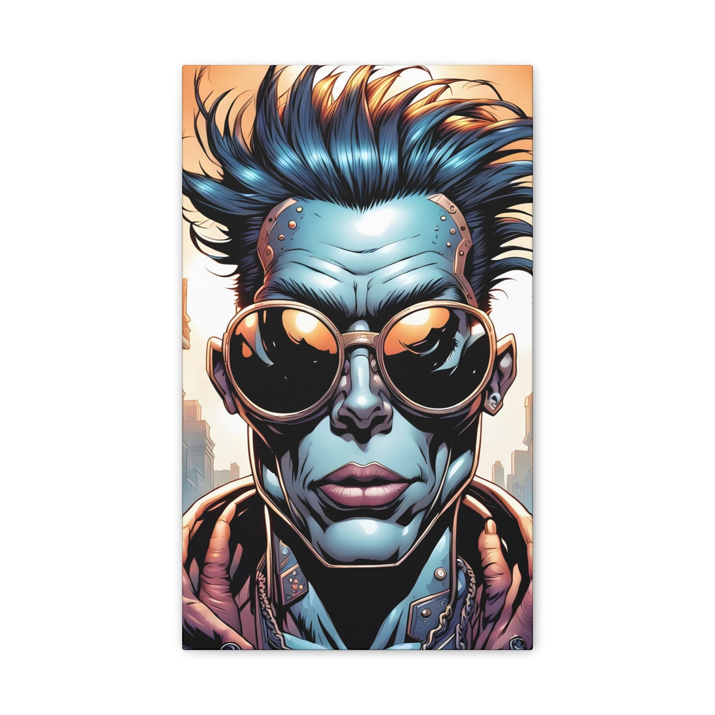 Punkz Canvas Stretched, 0.75"