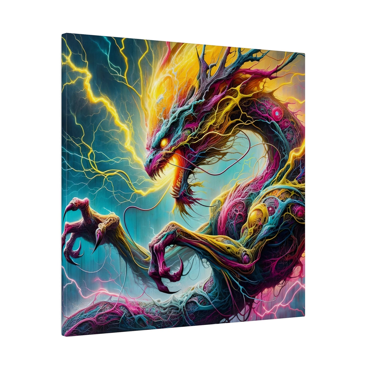 Dragonz Matte Canvas, Stretched, 0.75"