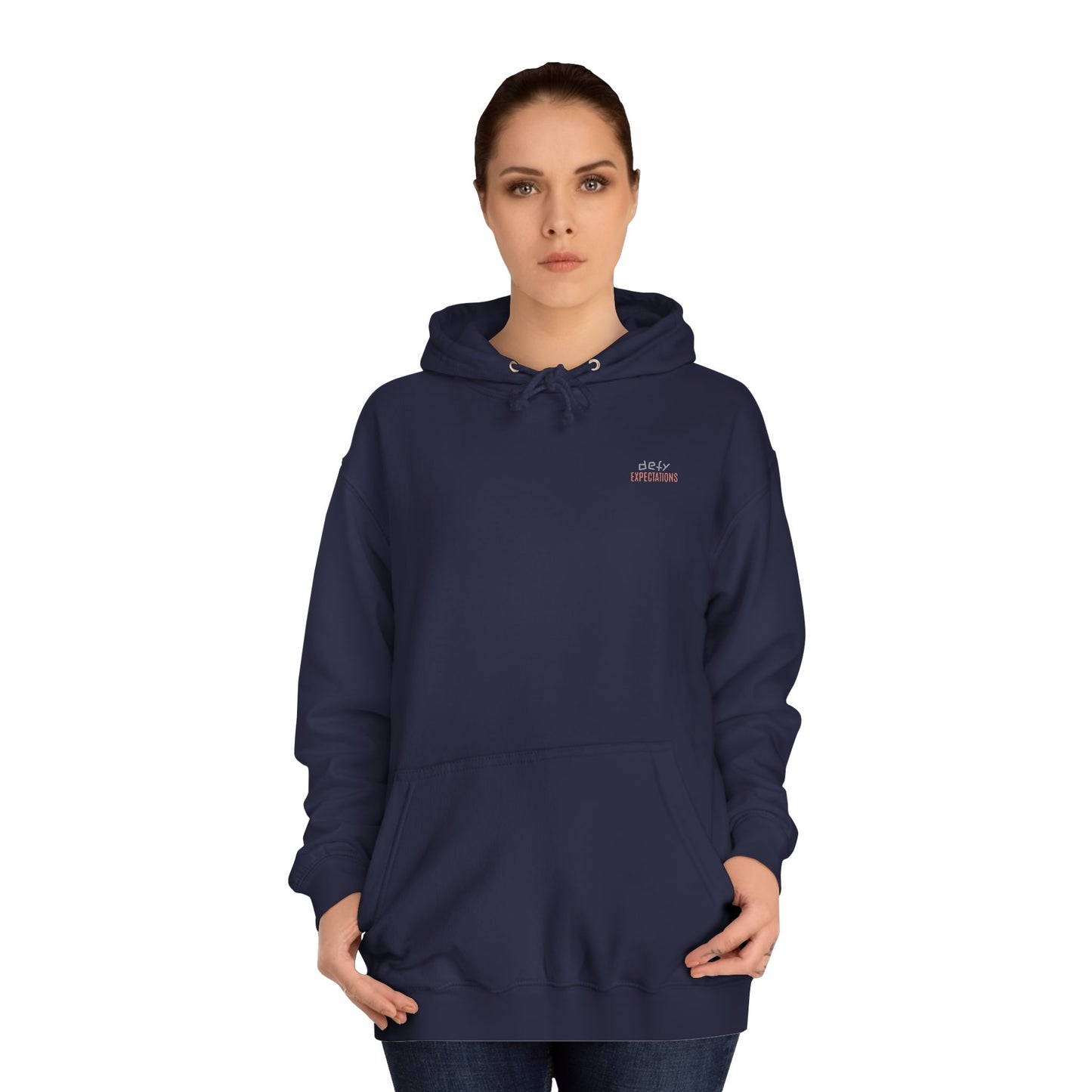 SNRG Unisex Hoodie - Defy Expectations, Sweatshirt, Hooded Jacket, Casual Pullover, Trendy Apparel, Outerwear, Hoodie