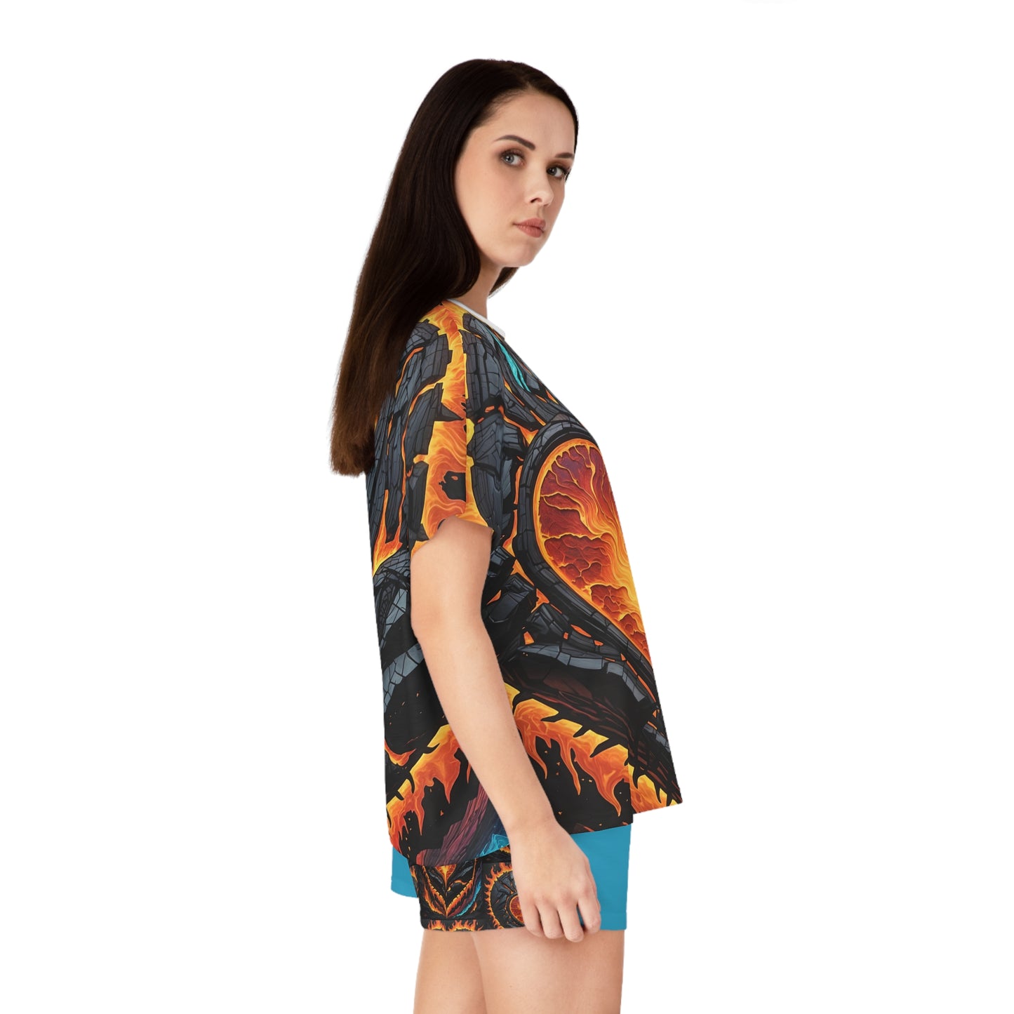 Women's Lava Heartz Short Pajama Set