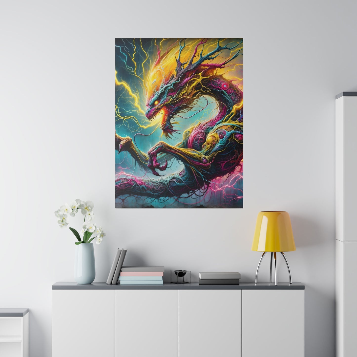 Dragonz Matte Canvas, Stretched, 0.75"