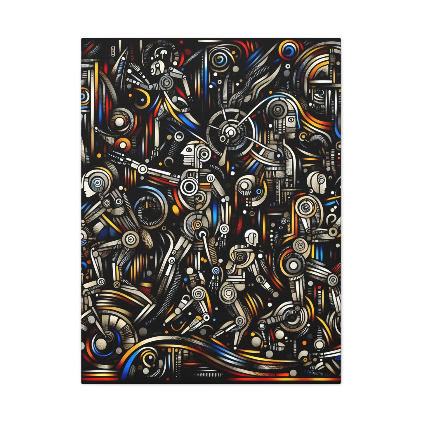 Robotz Canvas Stretched 0.75" Wall Art