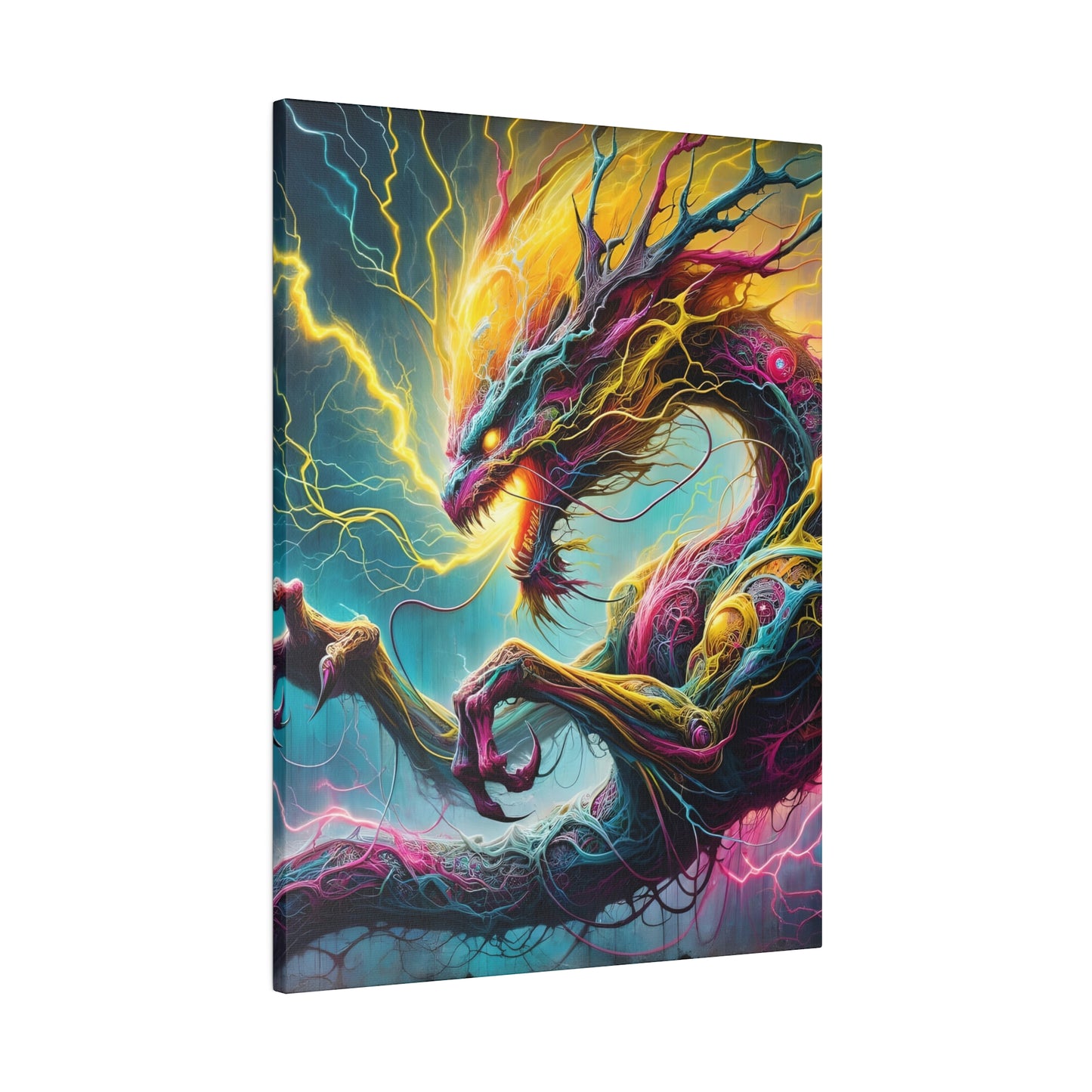 Dragonz Matte Canvas, Stretched, 0.75"