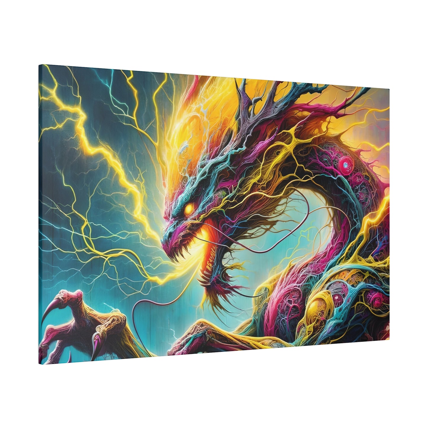 Dragonz Matte Canvas, Stretched, 0.75"