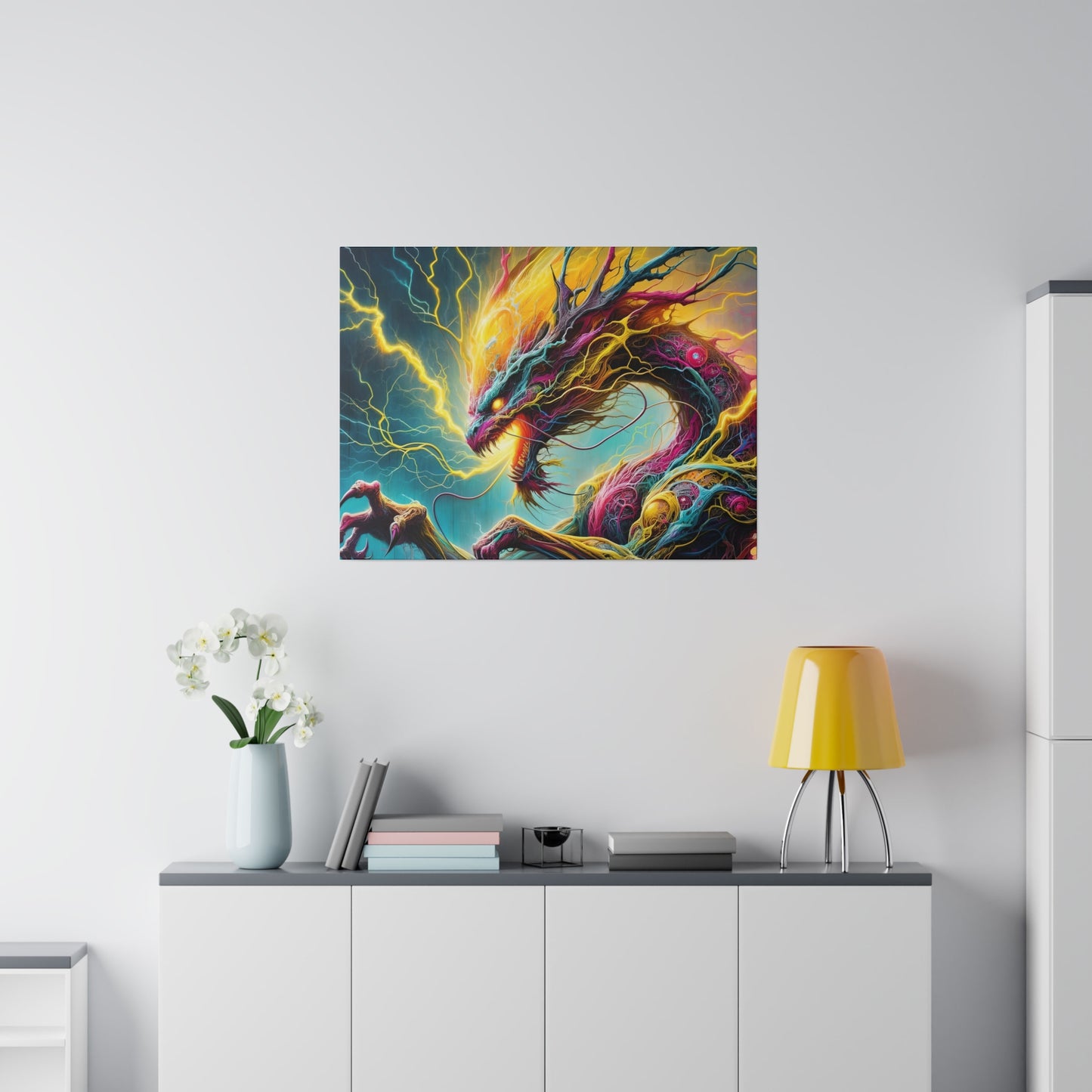 Dragonz Matte Canvas, Stretched, 0.75"