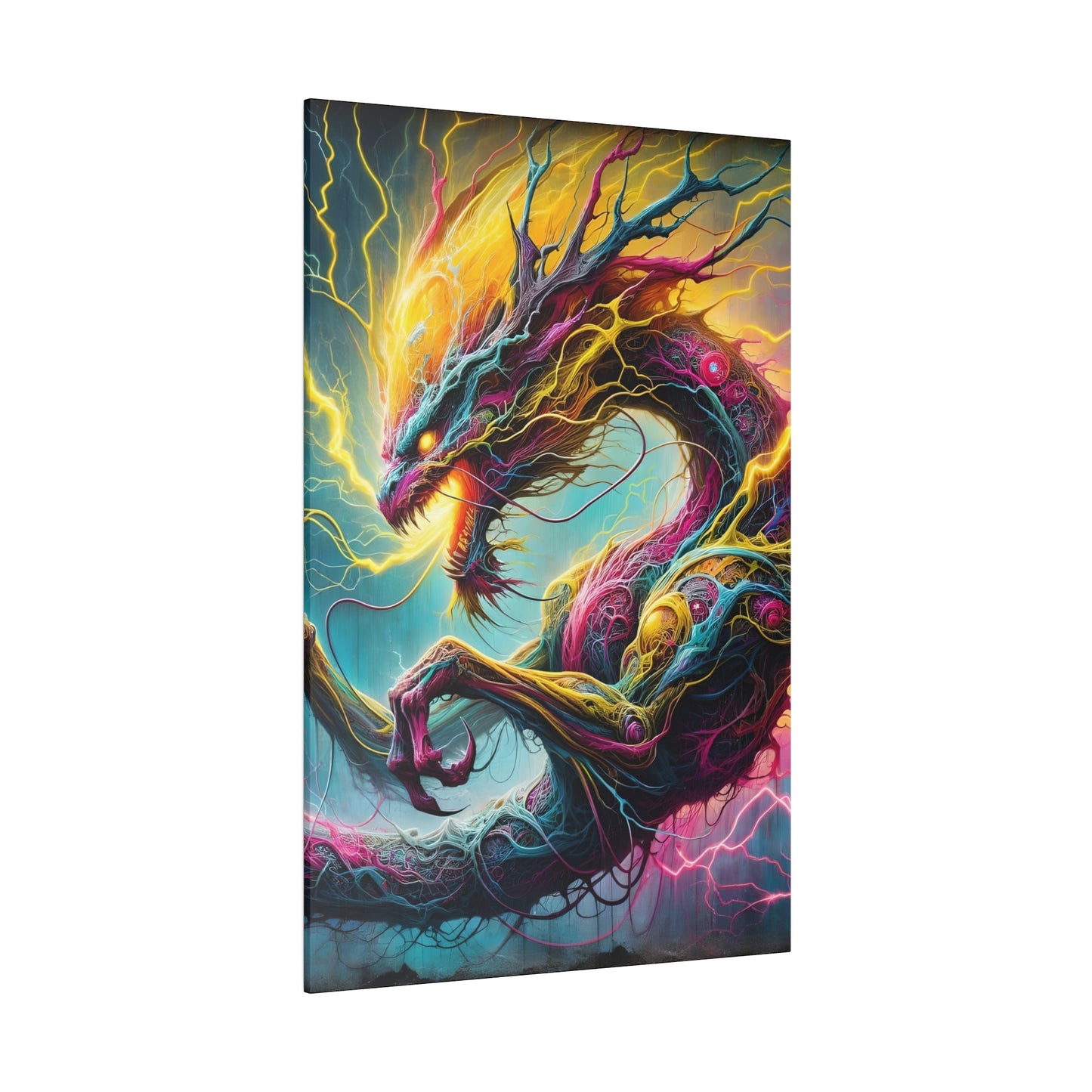 Dragonz Matte Canvas, Stretched, 0.75"