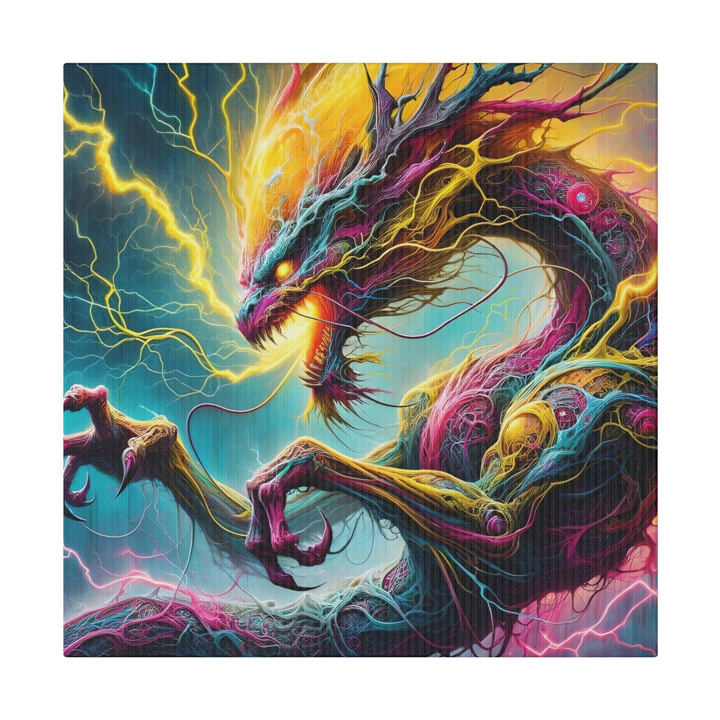 Dragonz Matte Canvas, Stretched, 0.75"