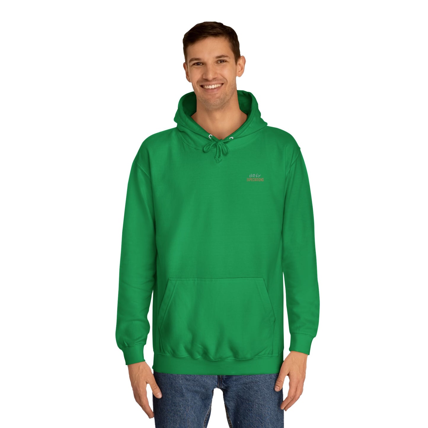 SNRG Unisex Hoodie - Defy Expectations, Sweatshirt, Hooded Jacket, Casual Pullover, Trendy Apparel, Outerwear, Hoodie