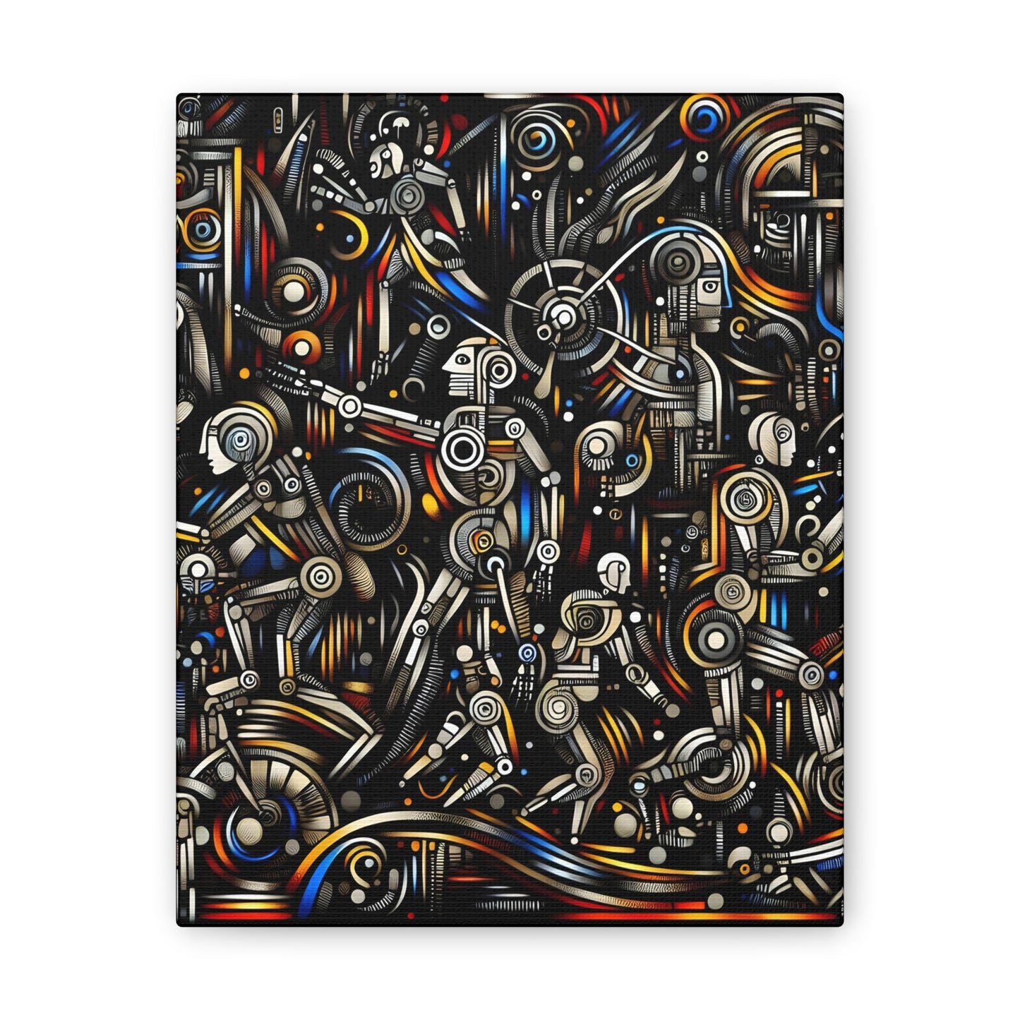 Robotz Canvas Stretched 0.75" Wall Art