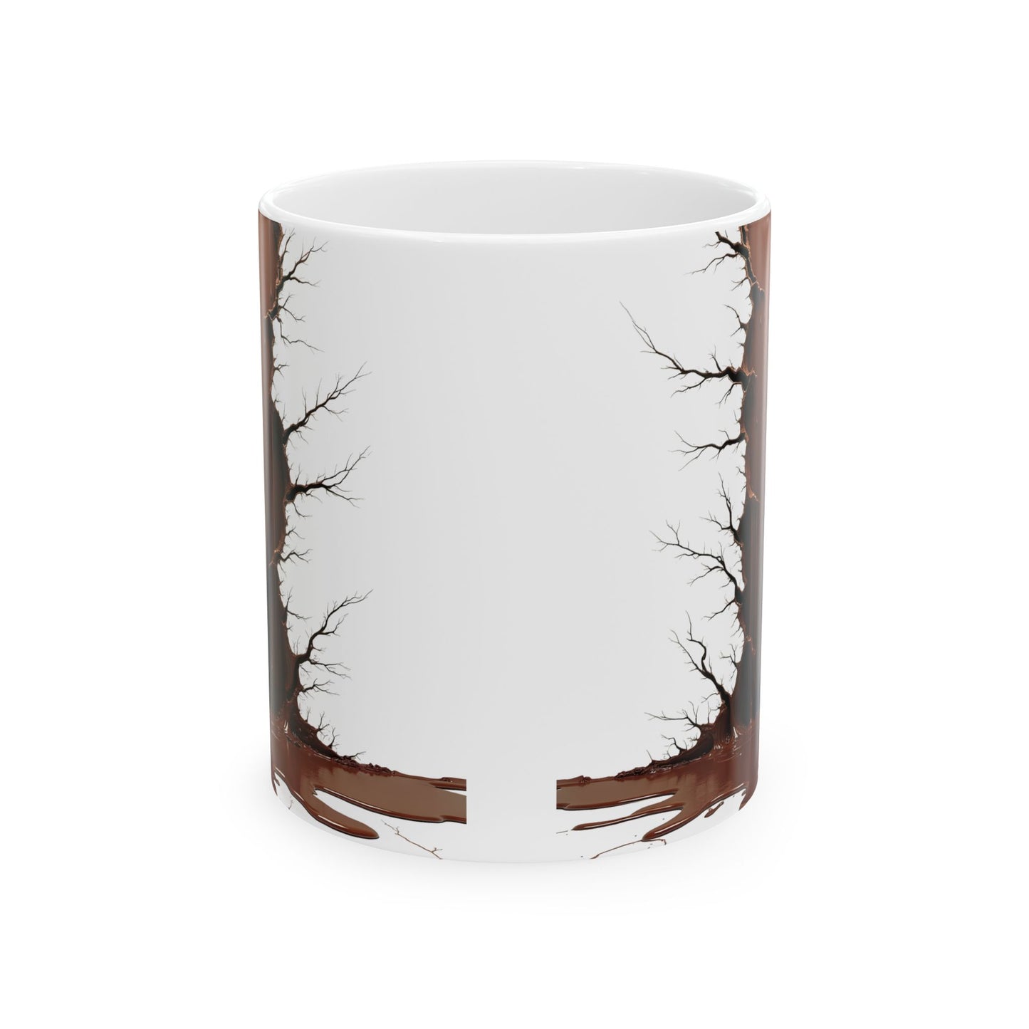 Cracked Ceramic Mug, Eco-Friendly Gift, Coffee Cup, Home Decor, Coffee Lover's Delight