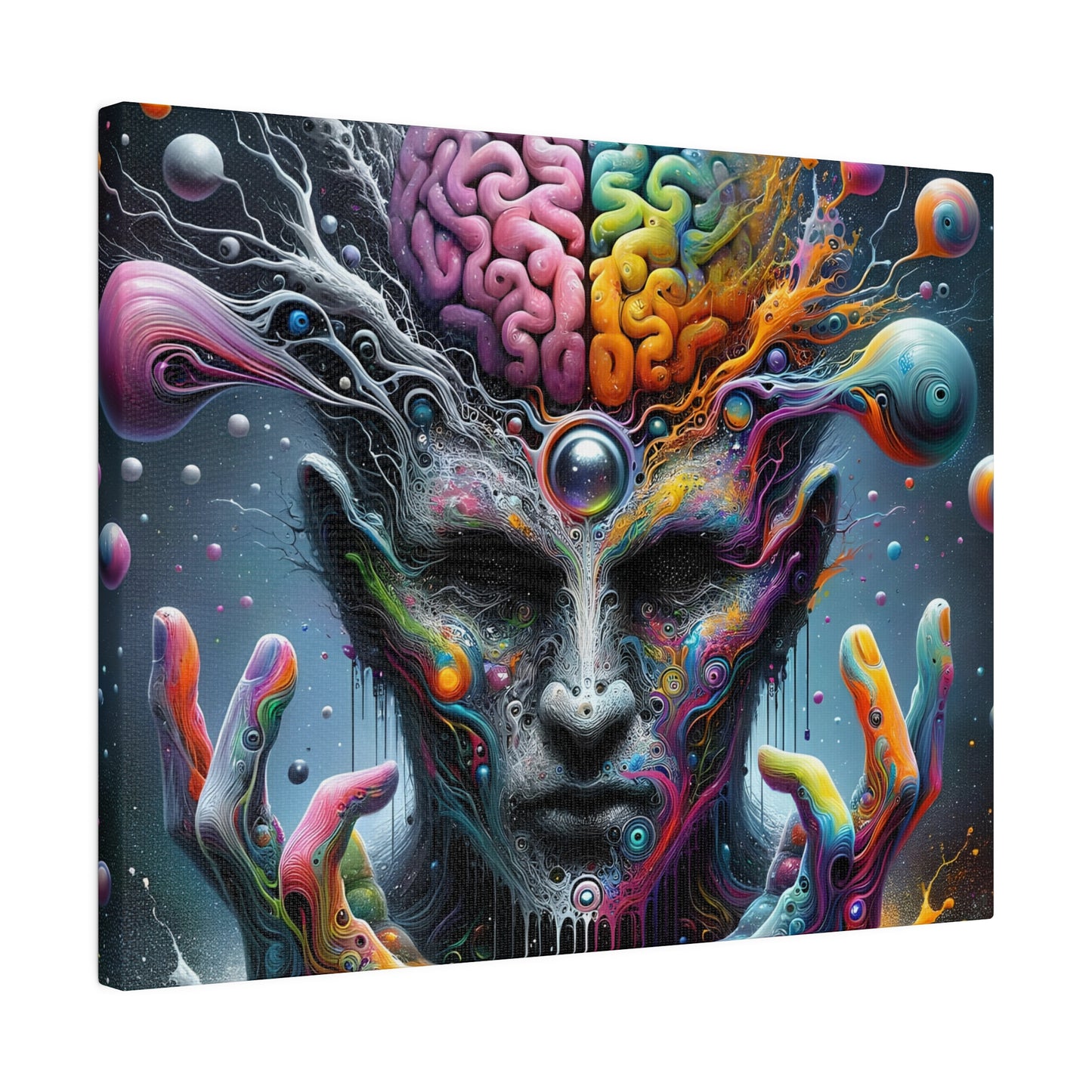 Mind Blown Matte Canvas, Stretched, 0.75"