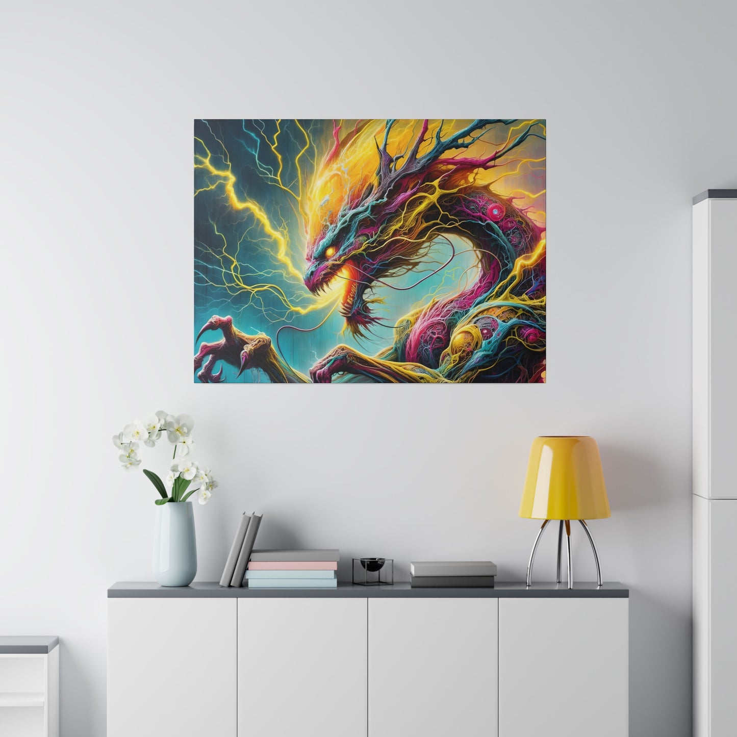 Dragonz Matte Canvas, Stretched, 0.75"