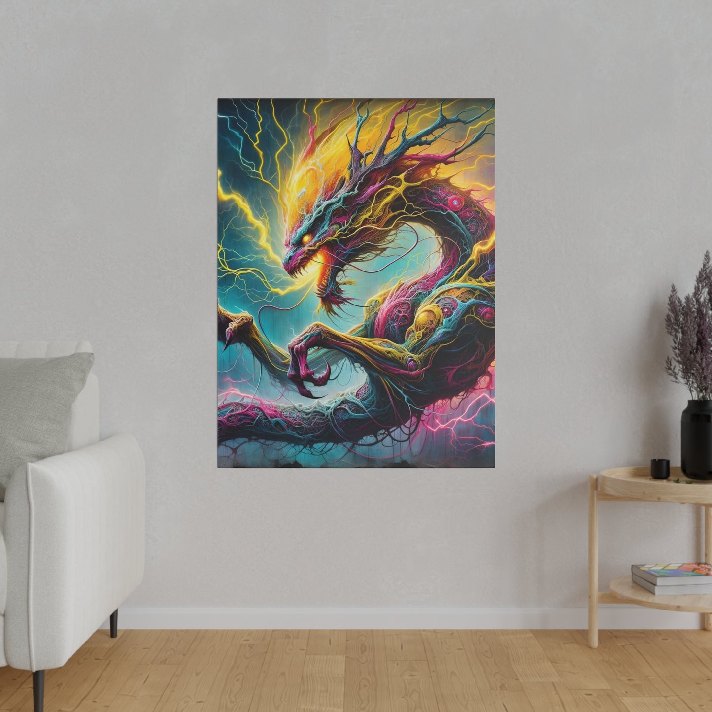 Dragonz Matte Canvas, Stretched, 0.75"