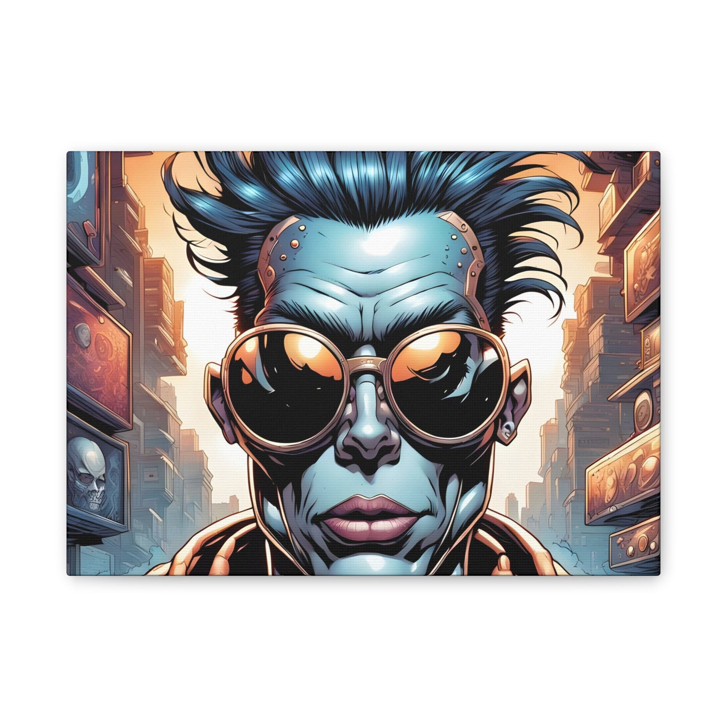 Punkz Canvas Stretched, 0.75"