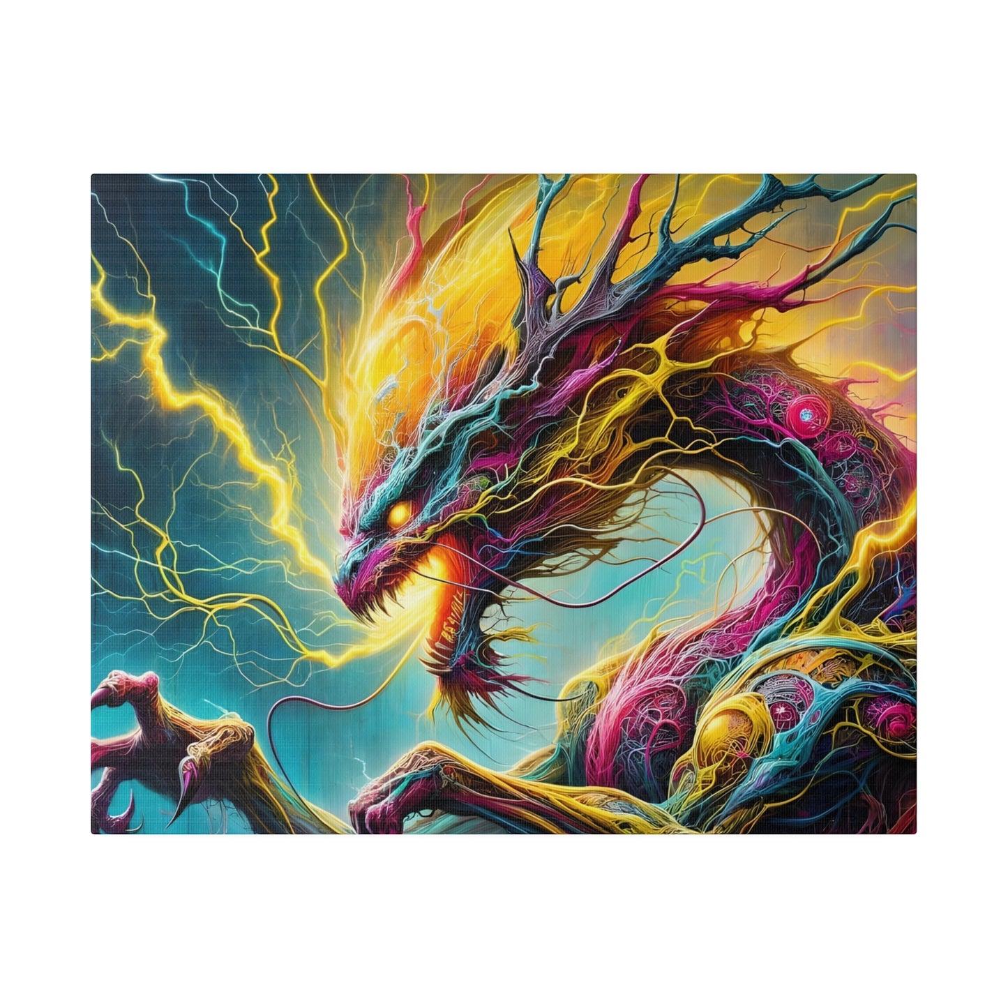 Dragonz Matte Canvas, Stretched, 0.75"