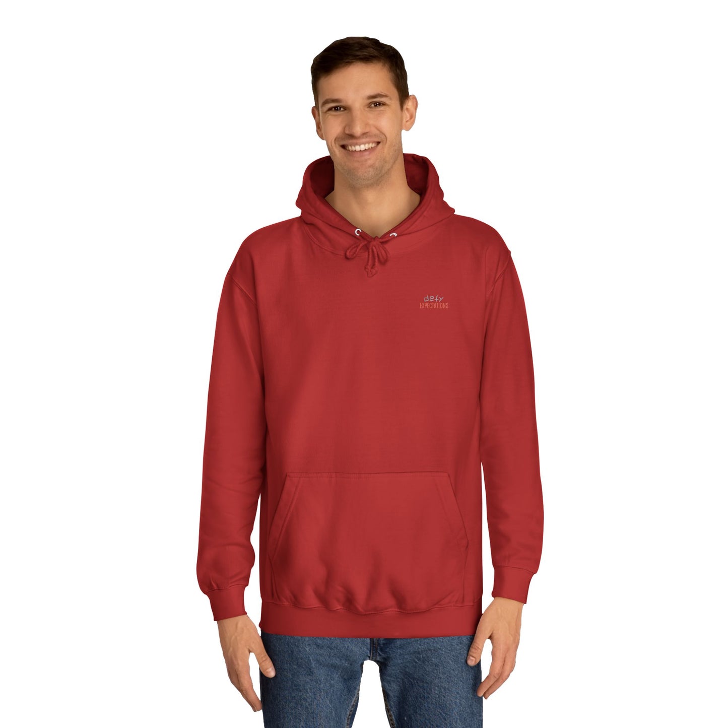 SNRG Unisex Hoodie - Defy Expectations, Sweatshirt, Hooded Jacket, Casual Pullover, Trendy Apparel, Outerwear, Hoodie